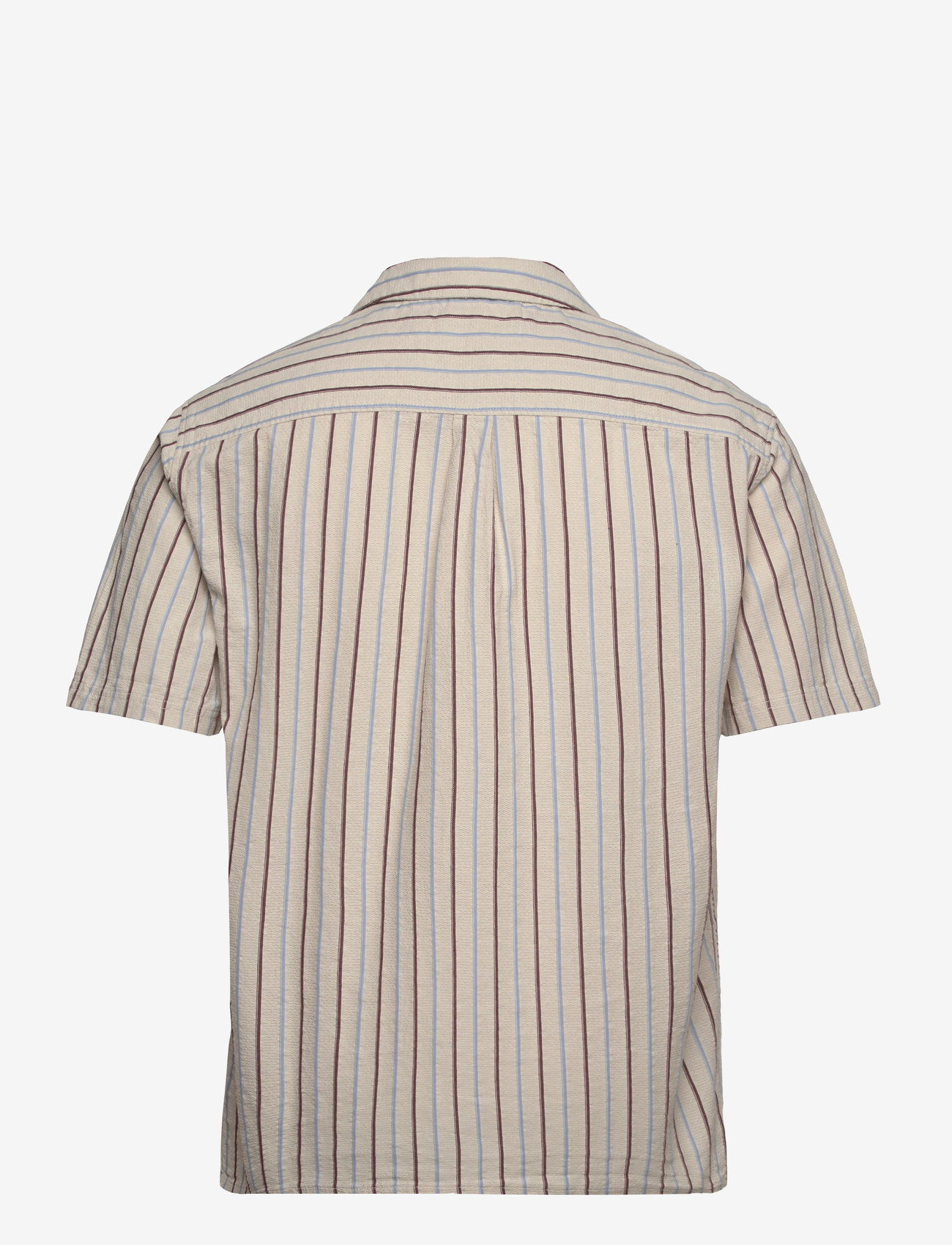 Anerkjendt - AKLEON S/S STRUCTURE SHIRT - brown rice - 1