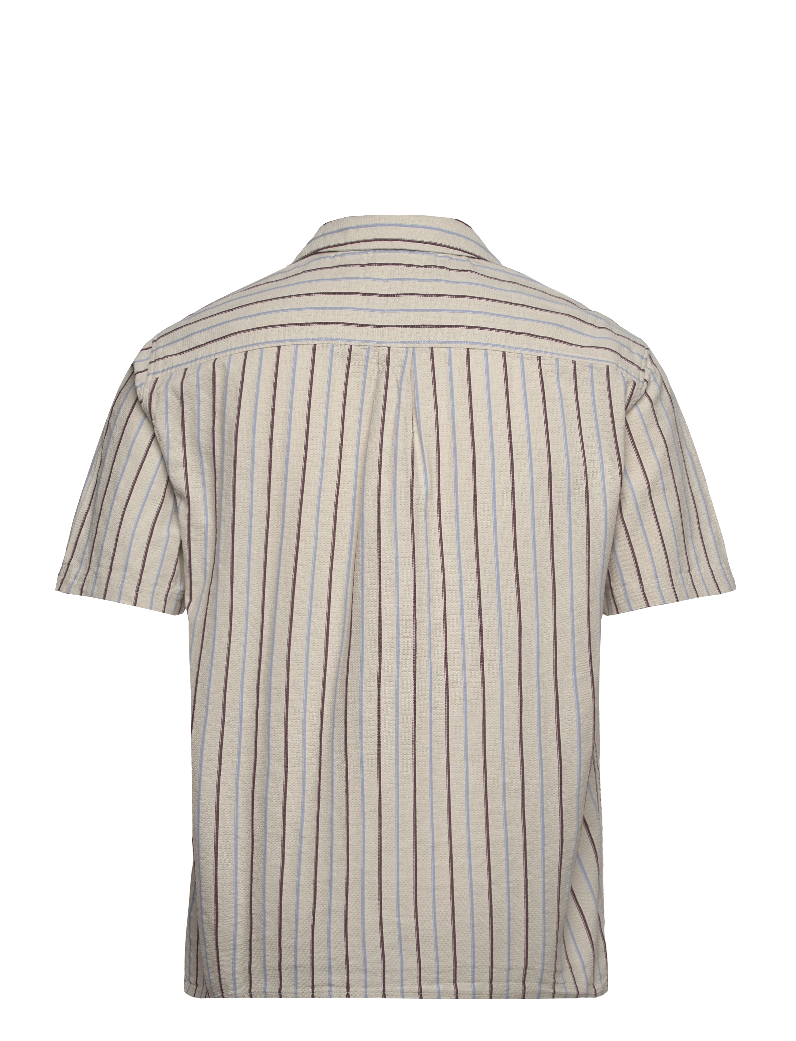 Anerkjendt - AKLEON S/S STRUCTURE SHIRT - brown rice - 1