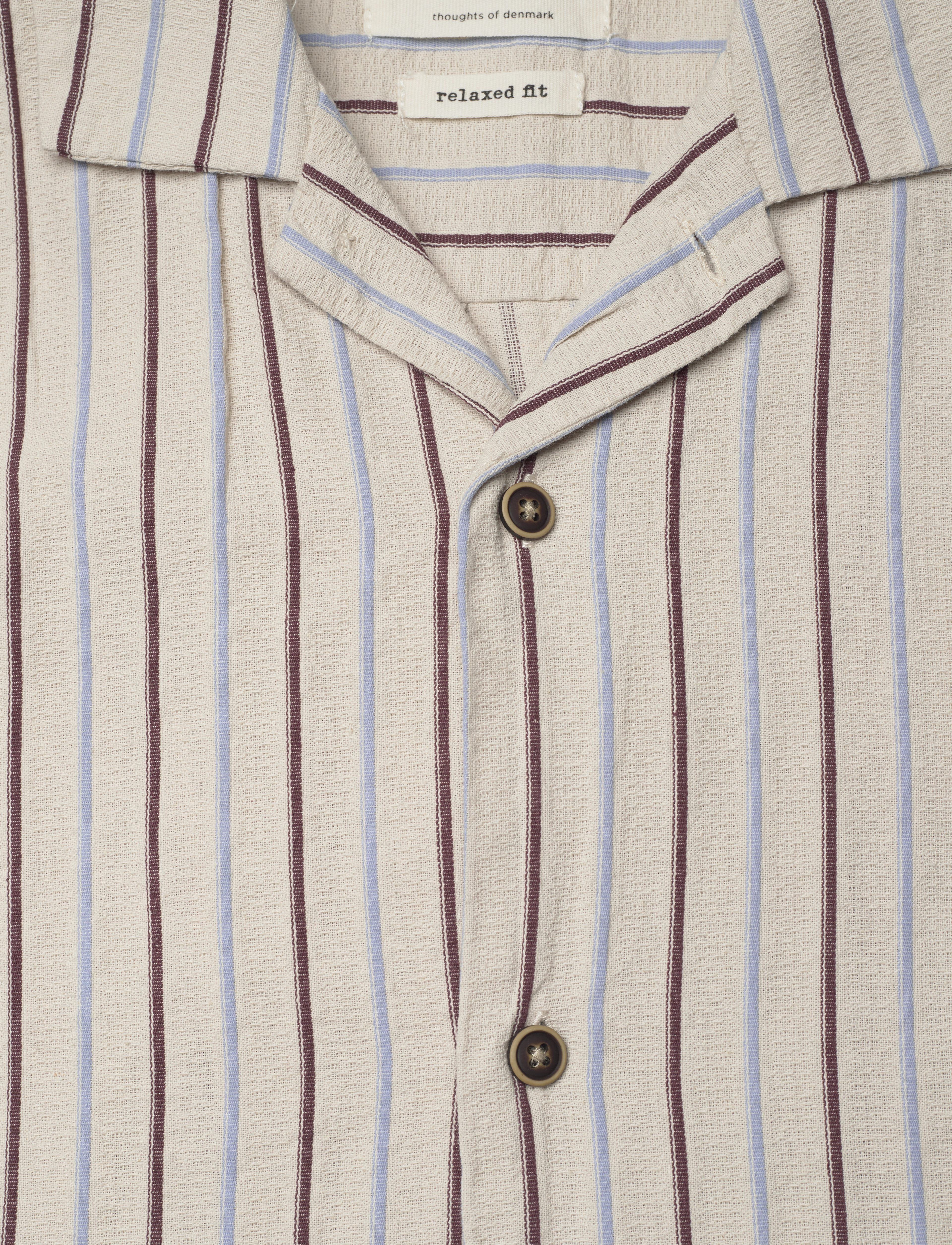 Anerkjendt - AKLEON S/S STRUCTURE SHIRT - brown rice - 2
