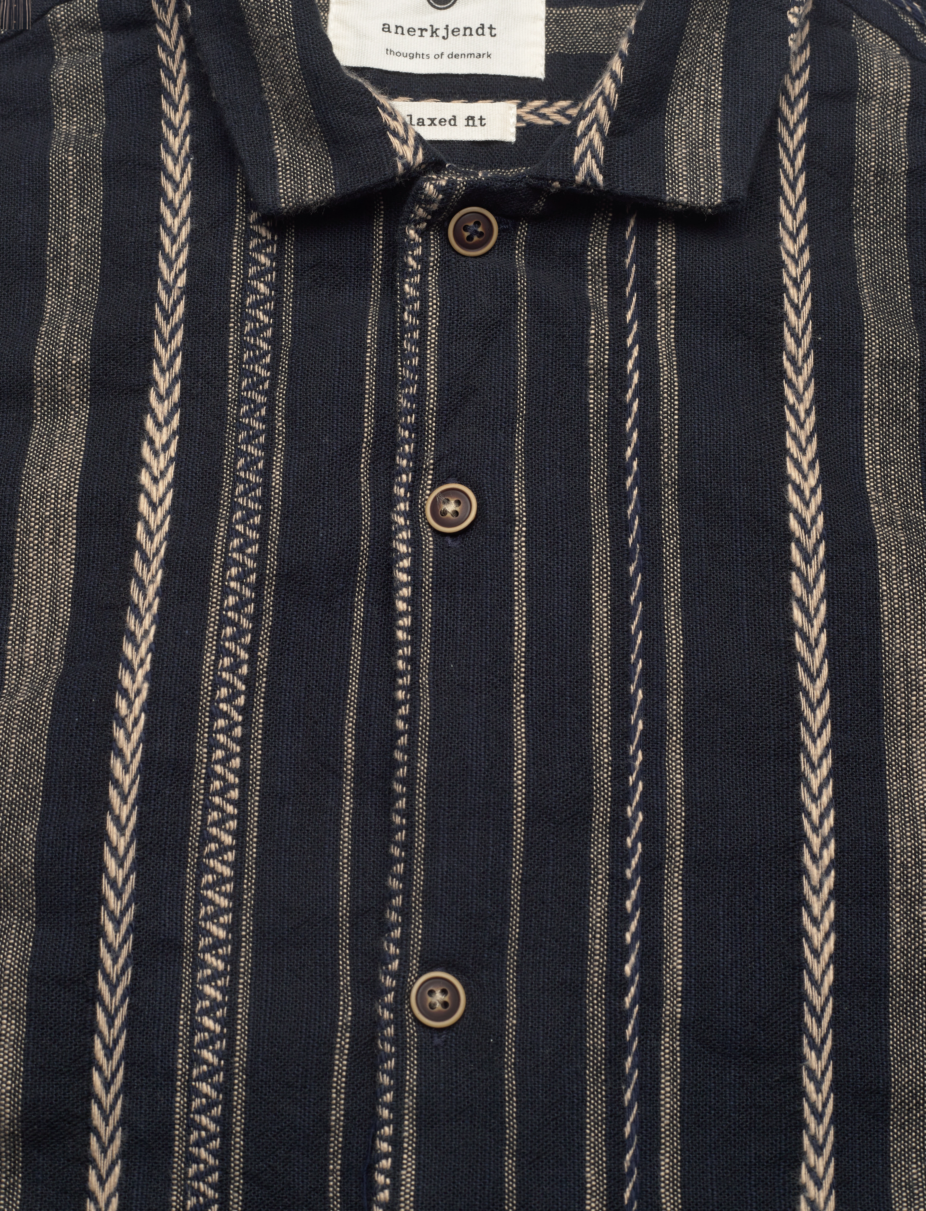 Anerkjendt - AKLEON S/S COTTON SHIRT - sky captain - 2