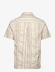 Anerkjendt - AKLEON S/S COTTON SHIRT - lyhythihaiset kauluspaidat - tofu - 1