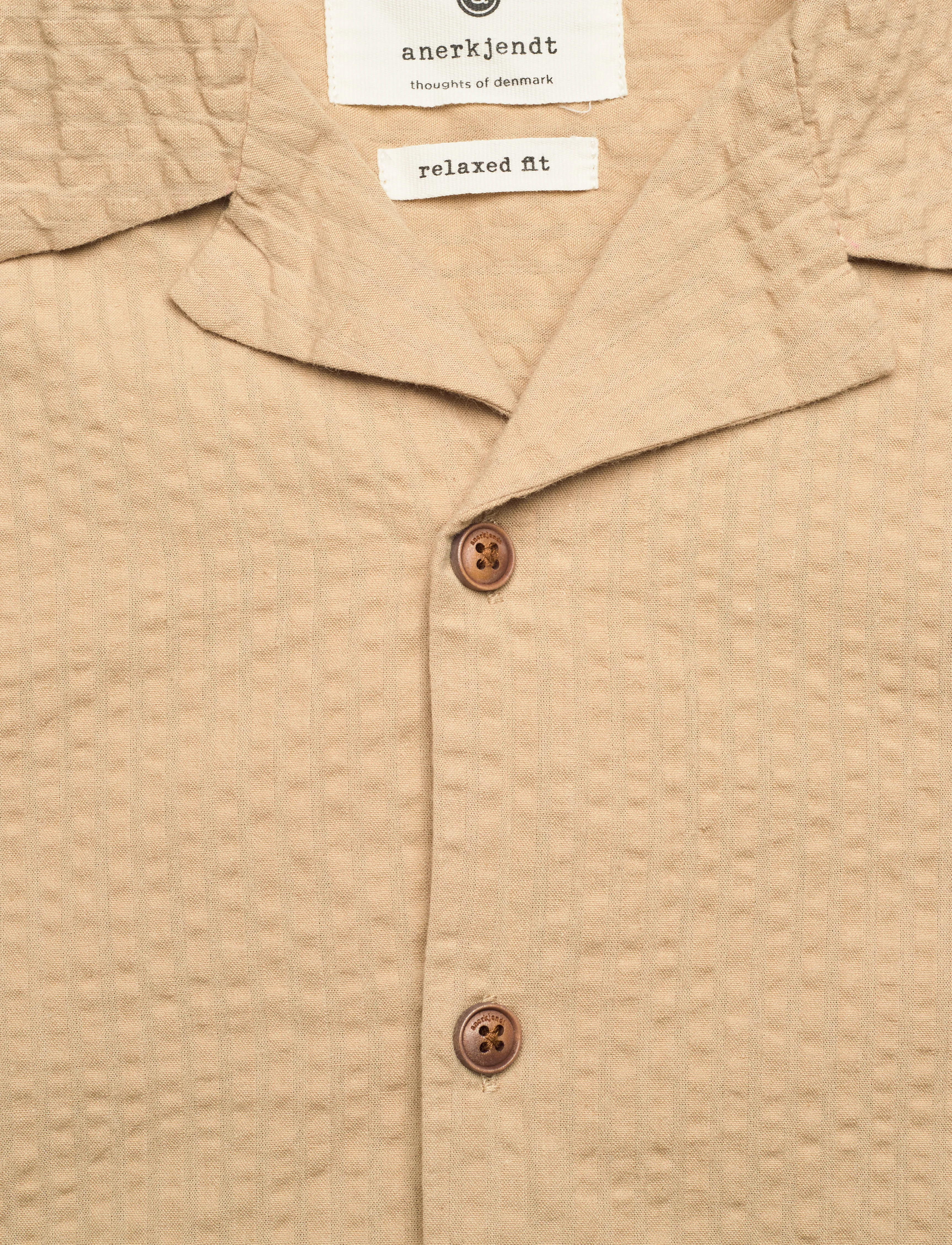 Anerkjendt - AKLEO S/S SEERSUCKER SHIRT - incense - 2