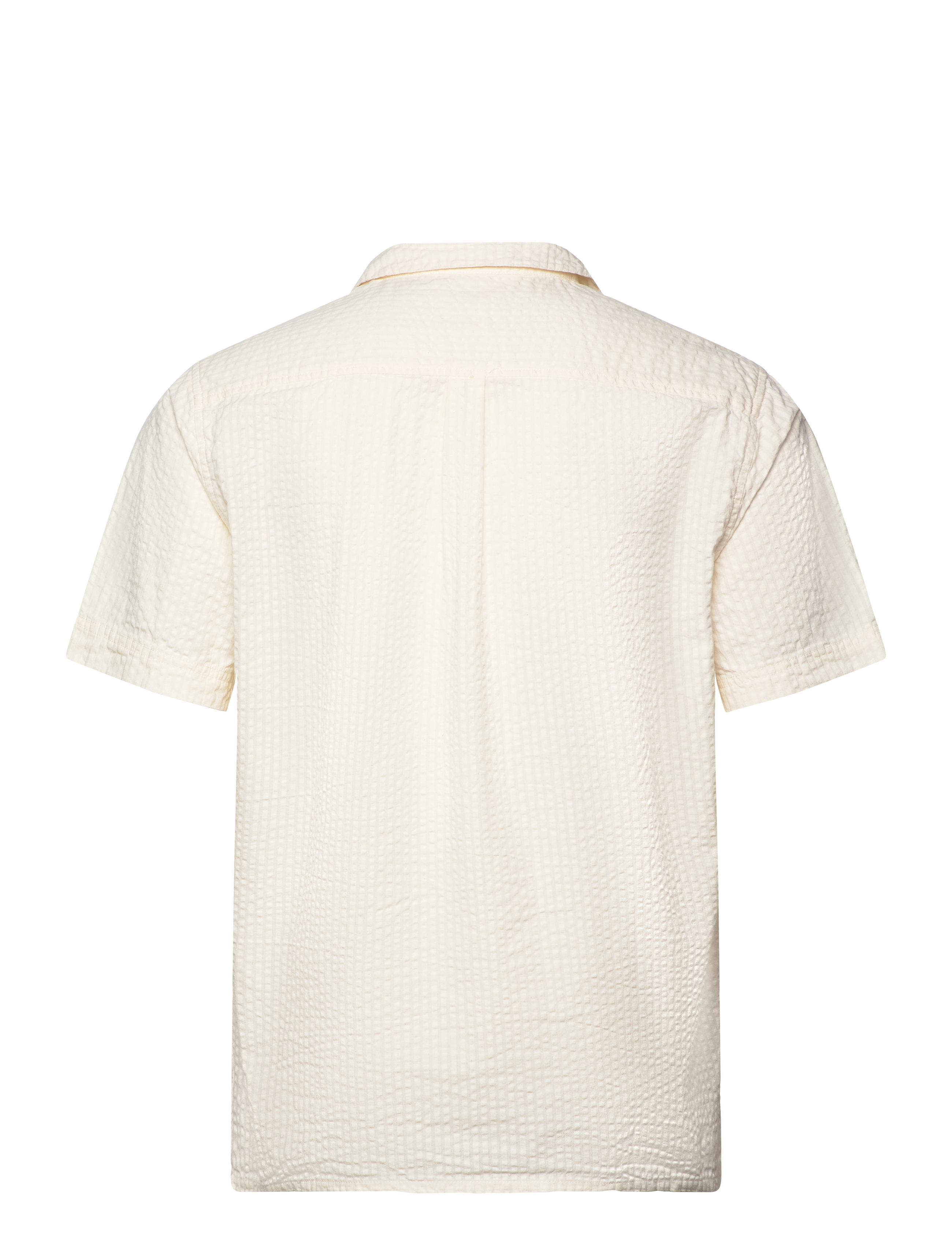 Anerkjendt - AKLEO S/S SEERSUCKER SHIRT - tofu - 1