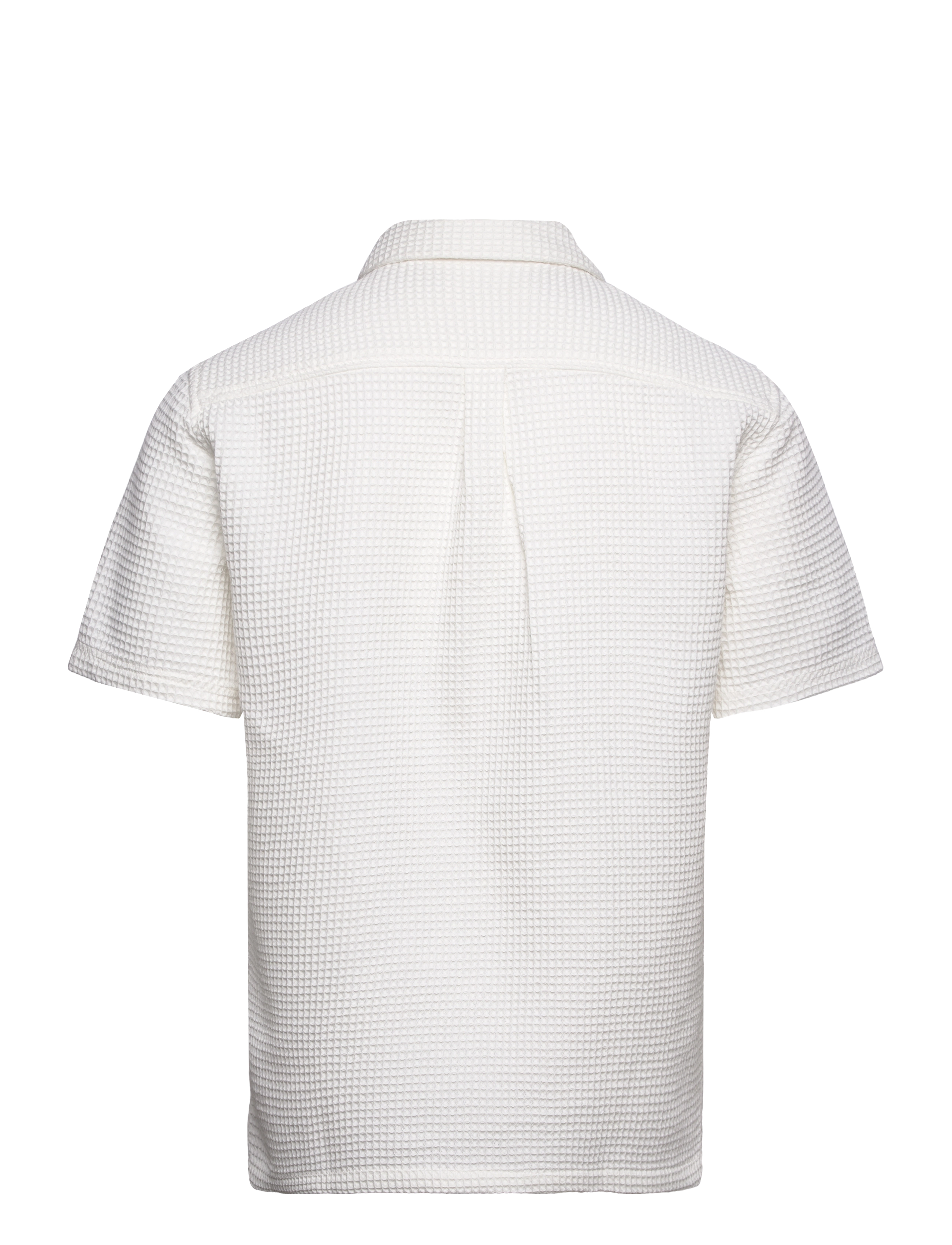 Anerkjendt - AKLEON S/S WAFFLE SHIRT - tofu - 1