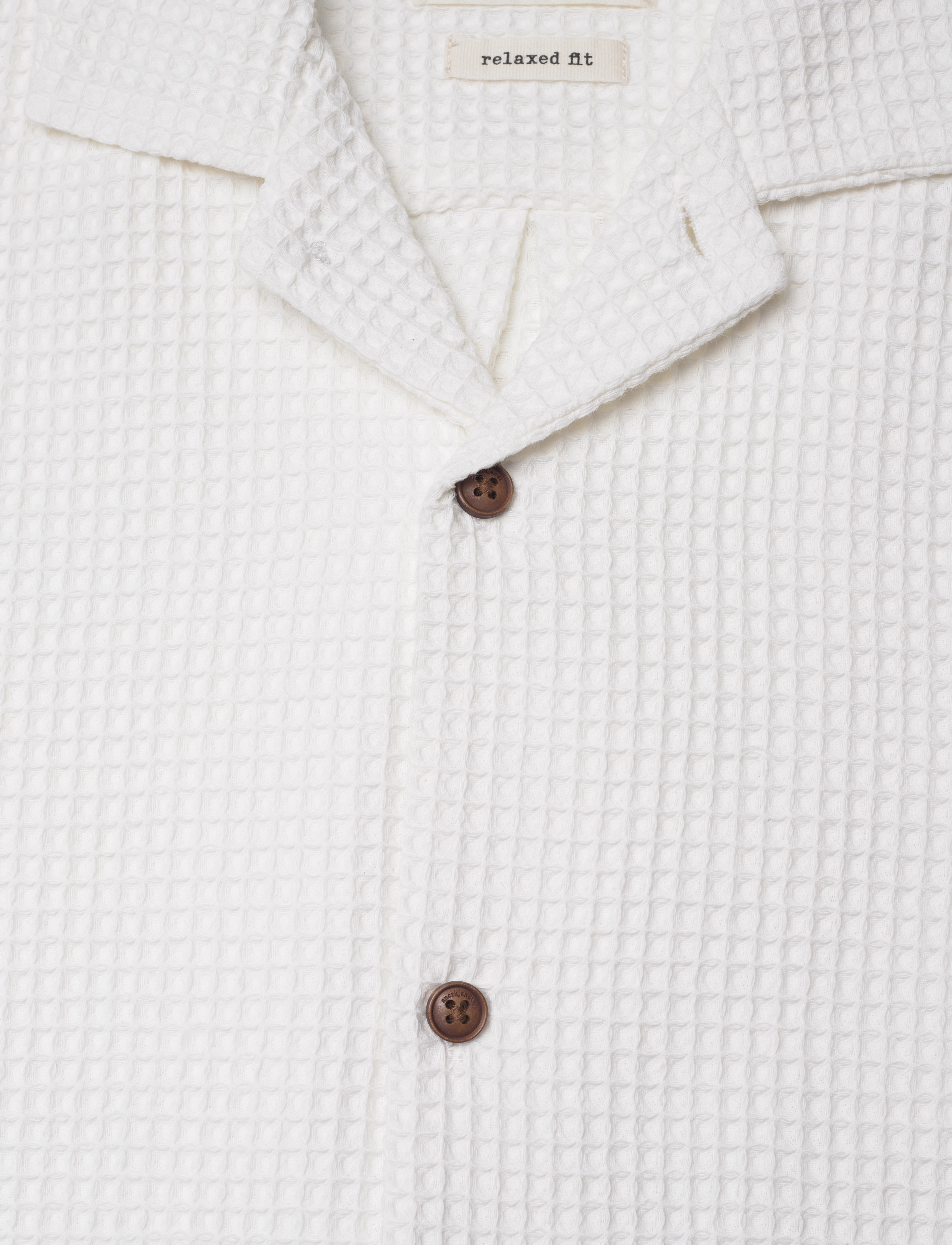 Anerkjendt - AKLEON S/S WAFFLE SHIRT - tofu - 2