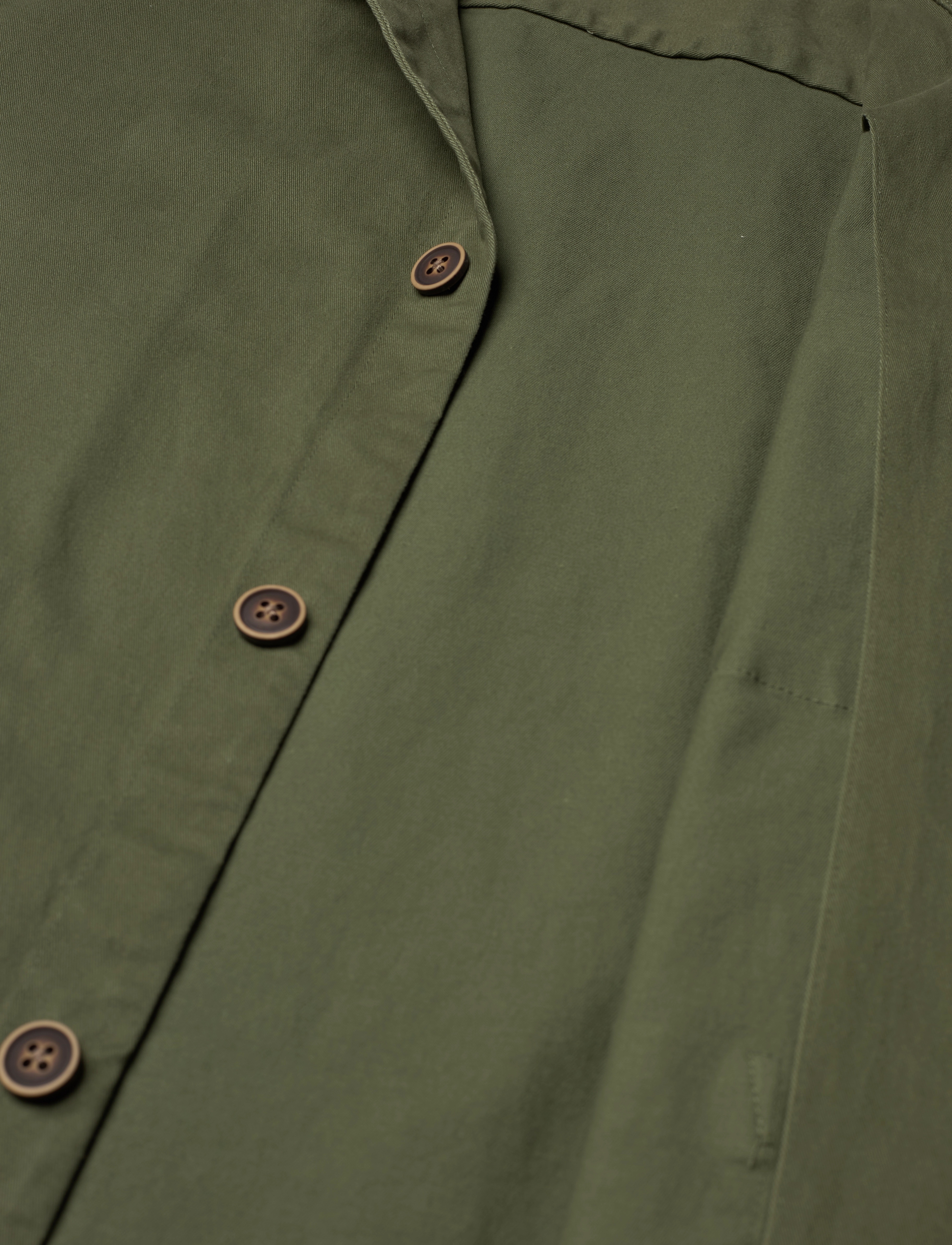 Anerkjendt - AKOSCAR COTTON OVERSHIRT - olivine - 4