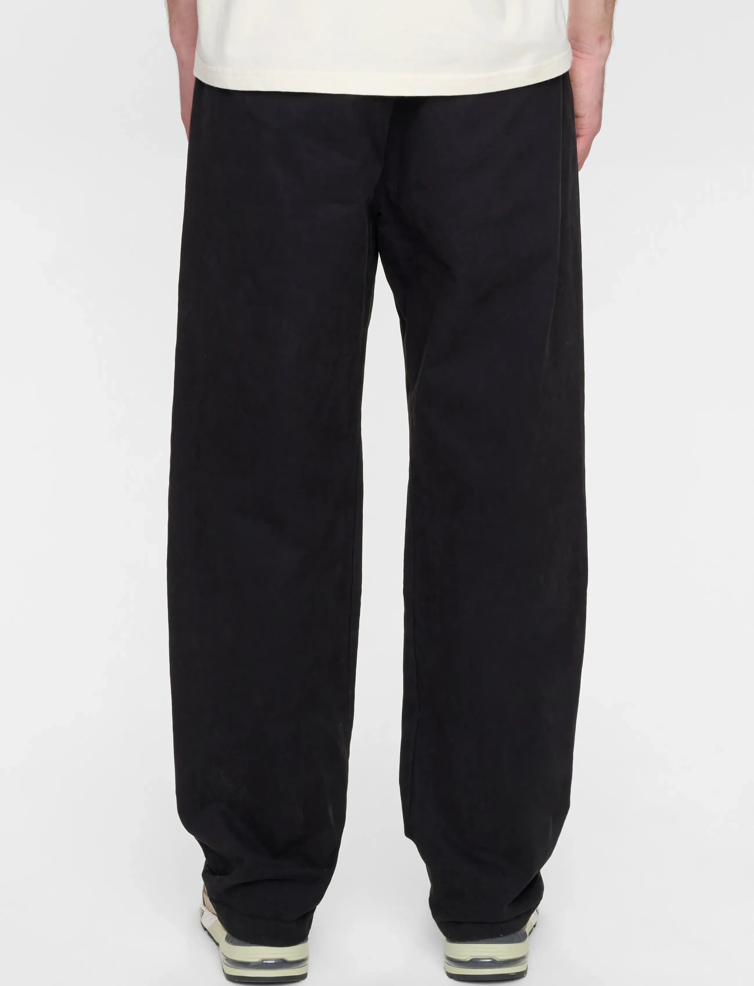 Anerkjendt - AKJAN COTTON PLEAT ELA PANTS - casual byxor - caviar - 4