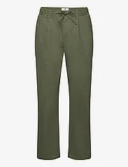 Anerkjendt - AKJAN COTTON PLEAT ELA PANTS - casual trousers - olivine - 0