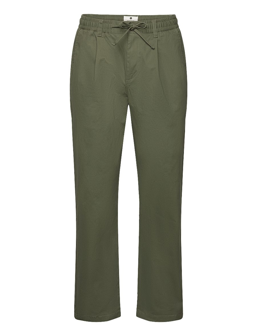 Anerkjendt - AKJAN COTTON PLEAT ELA PANTS - casual - olivine - 0