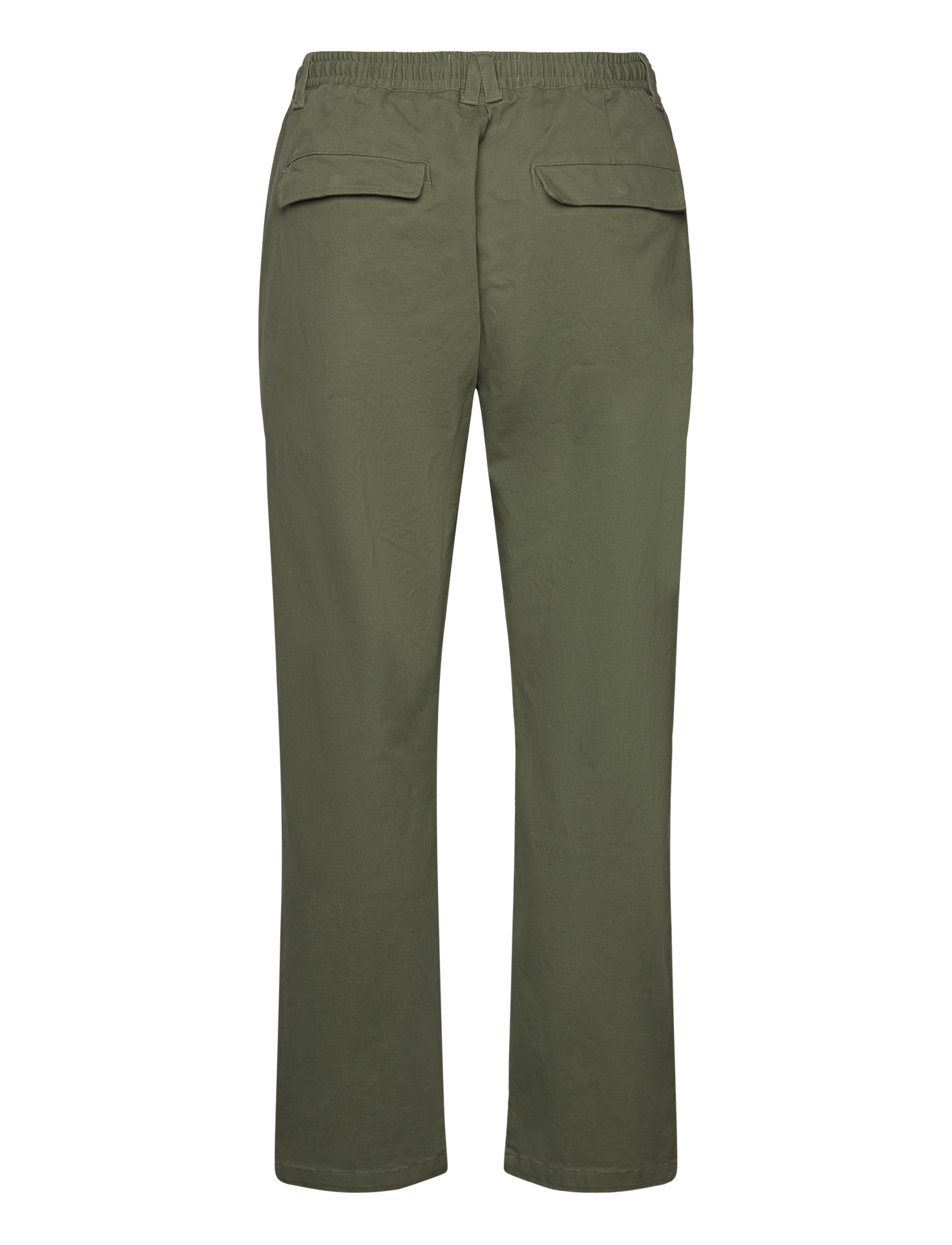 Anerkjendt - AKJAN COTTON PLEAT ELA PANTS - casual broeken - olivine - 1