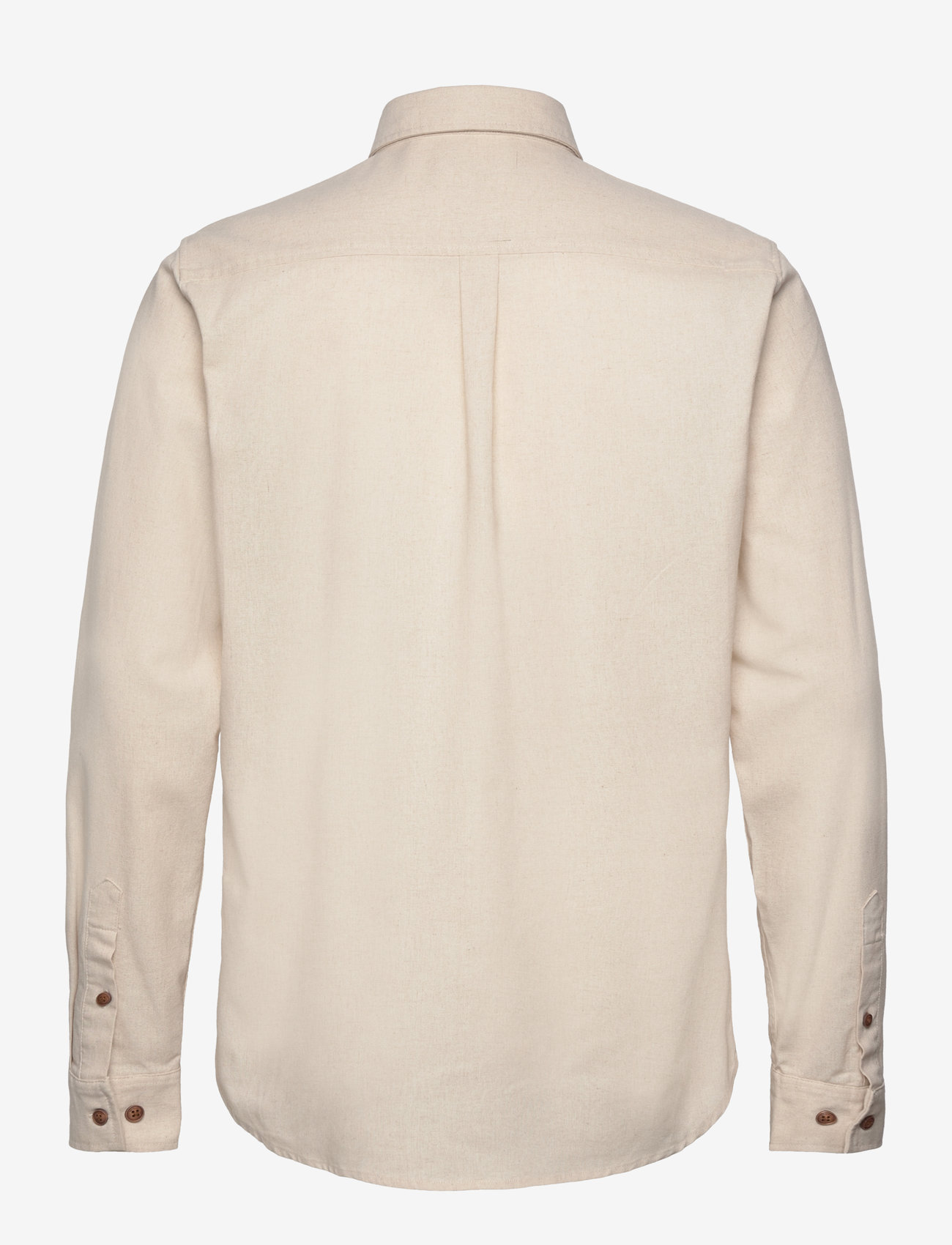 Anerkjendt - AKLEIF L/S COT/LINEN SHIRT - brown rice - 1