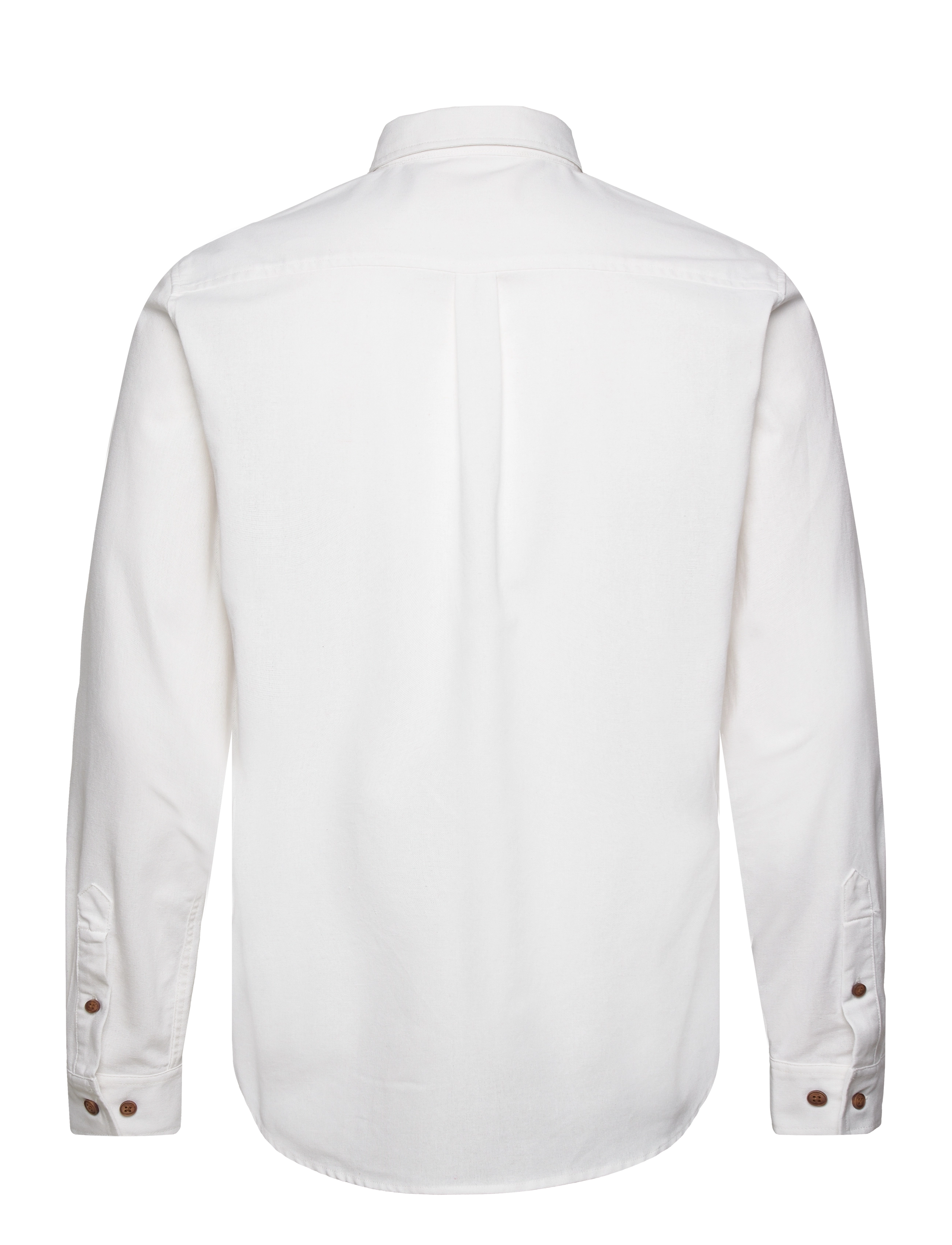 Anerkjendt - AKLEIF L/S COT/LINEN SHIRT - tofu - 1