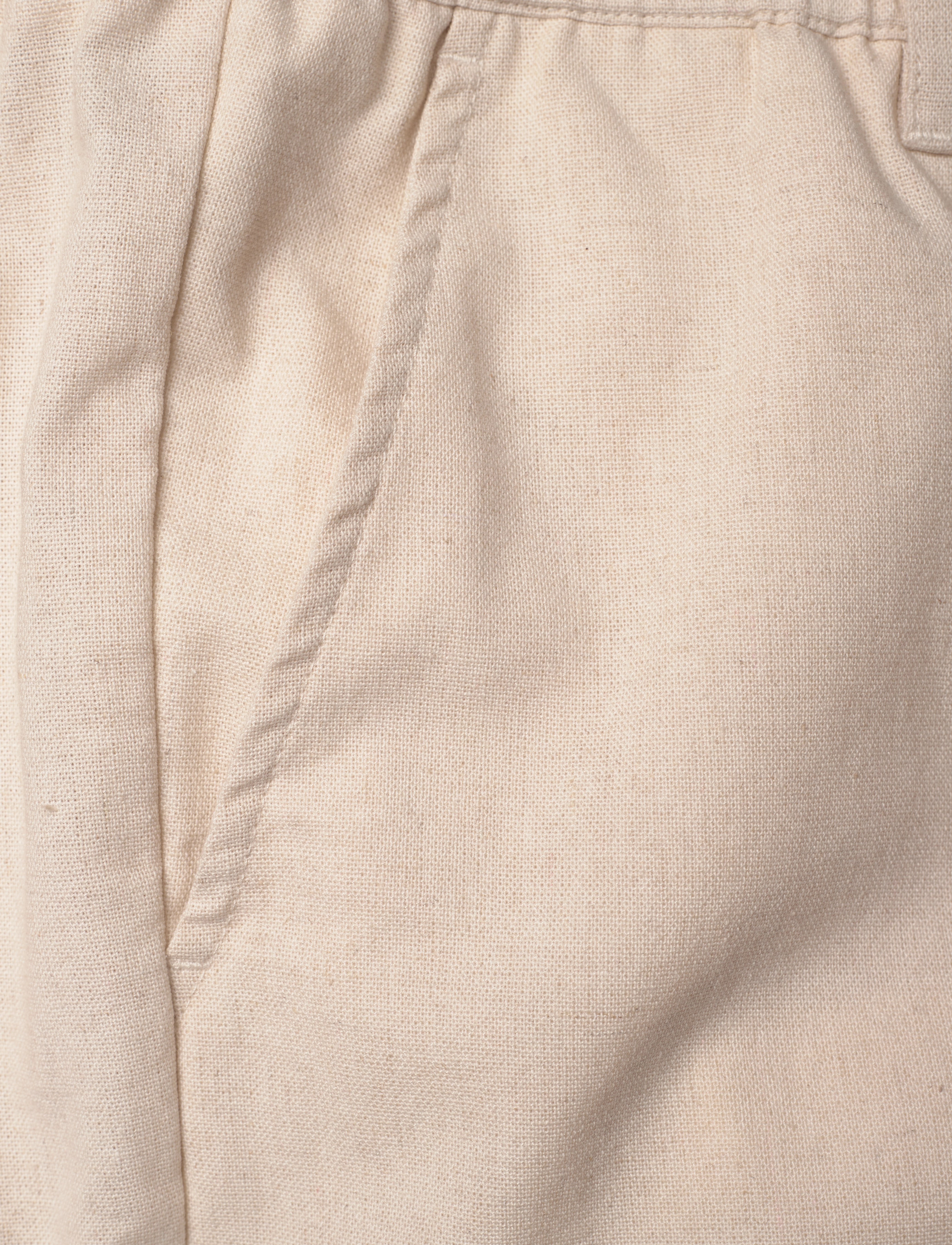 Anerkjendt - AKJAN COT/LINEN ELA PANTS - brown rice - 2