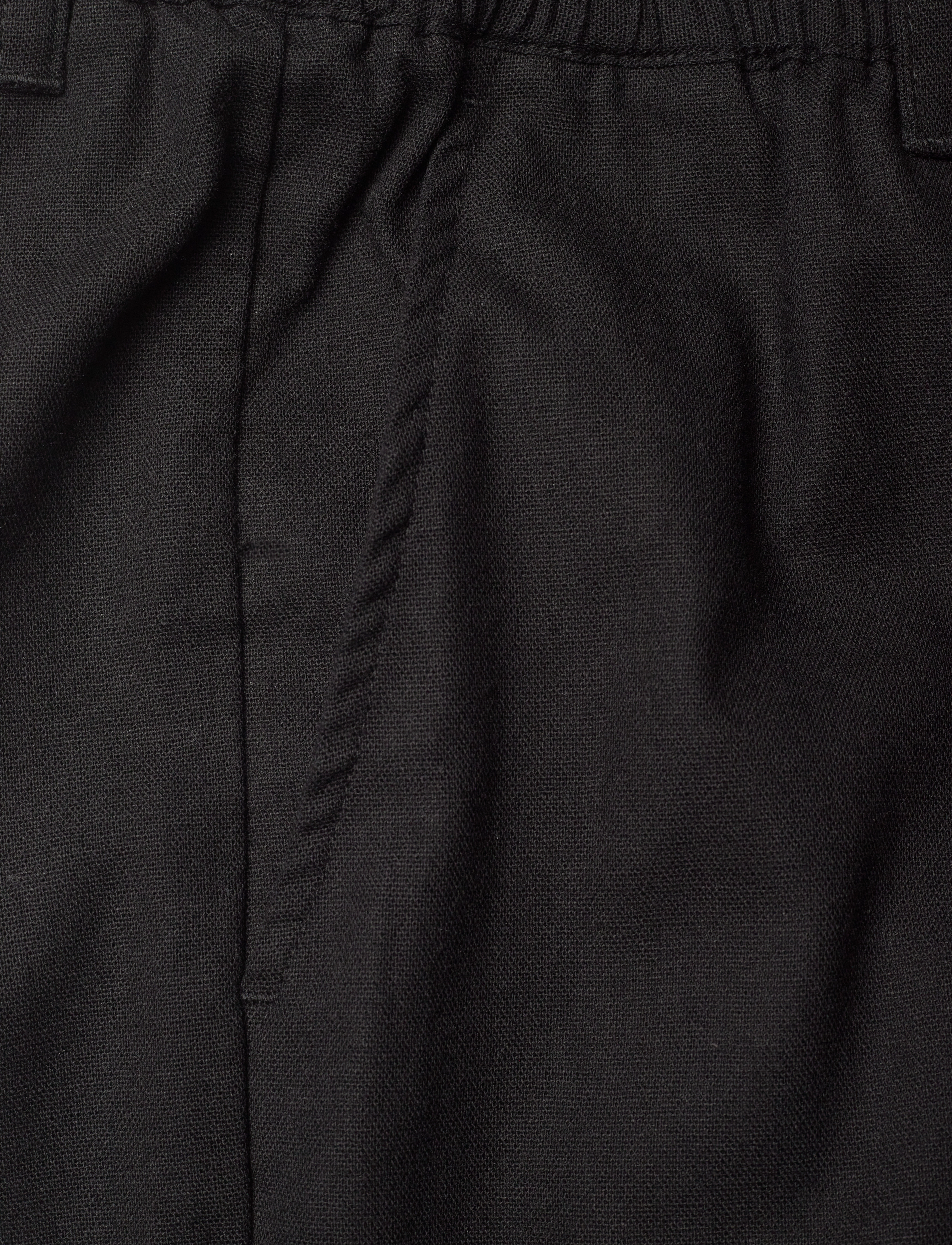 Anerkjendt - AKJAN COT/LINEN ELA PANTS - caviar - 2