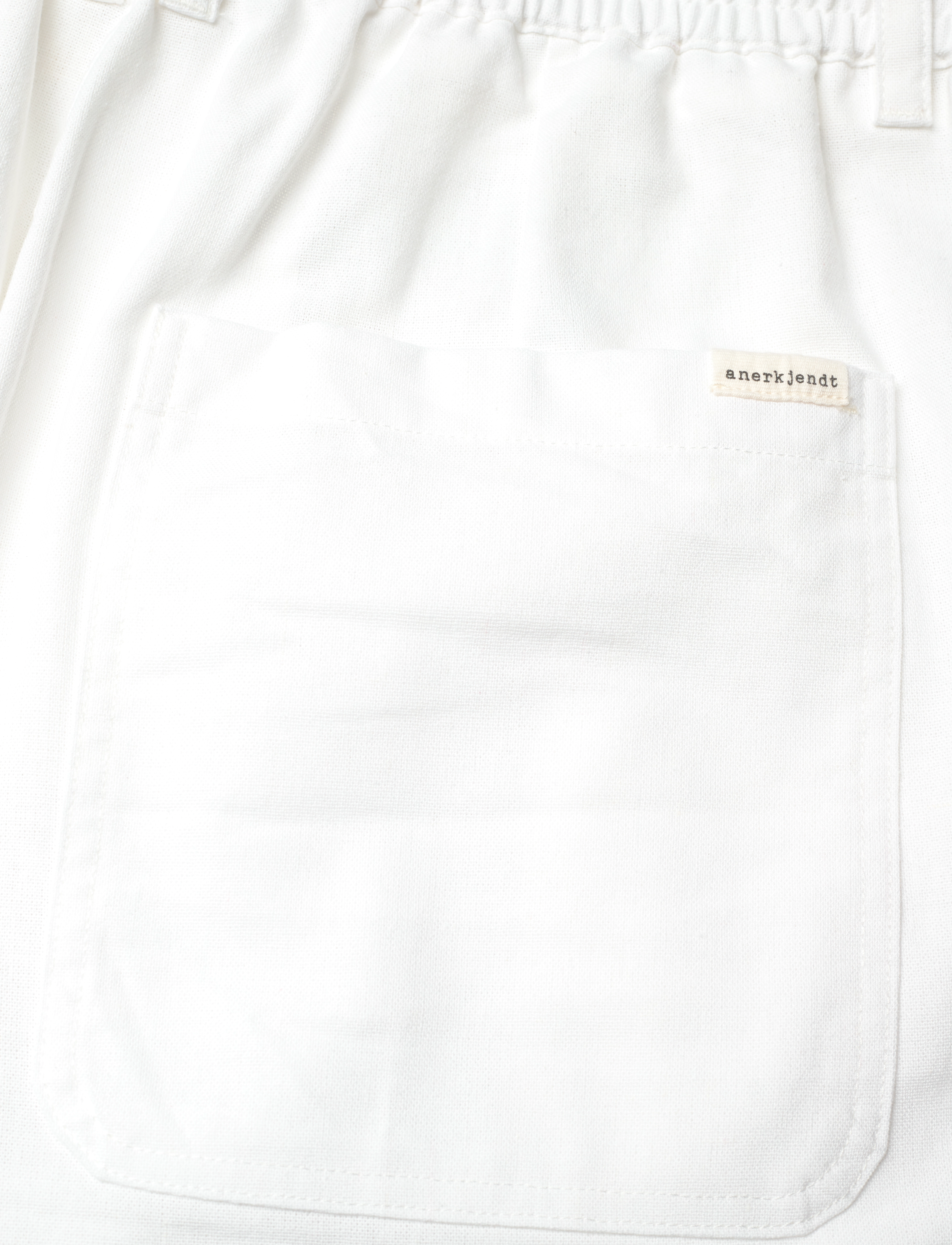 Anerkjendt - AKJAN COT/LINEN ELA PANTS - tofu - 4