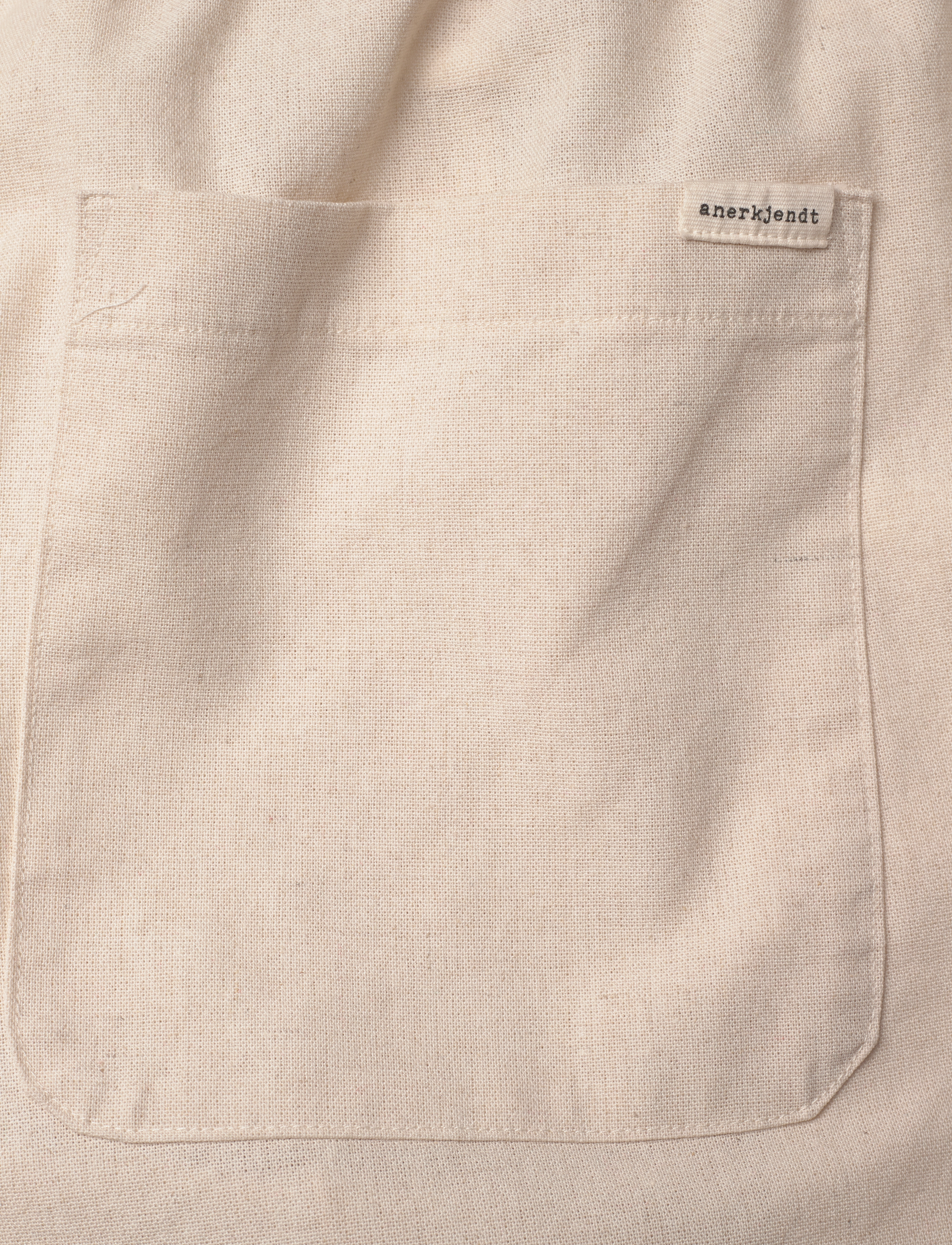 Anerkjendt - AKLT JAMES COT/LINEN ELA SHORTS - brown rice - 4