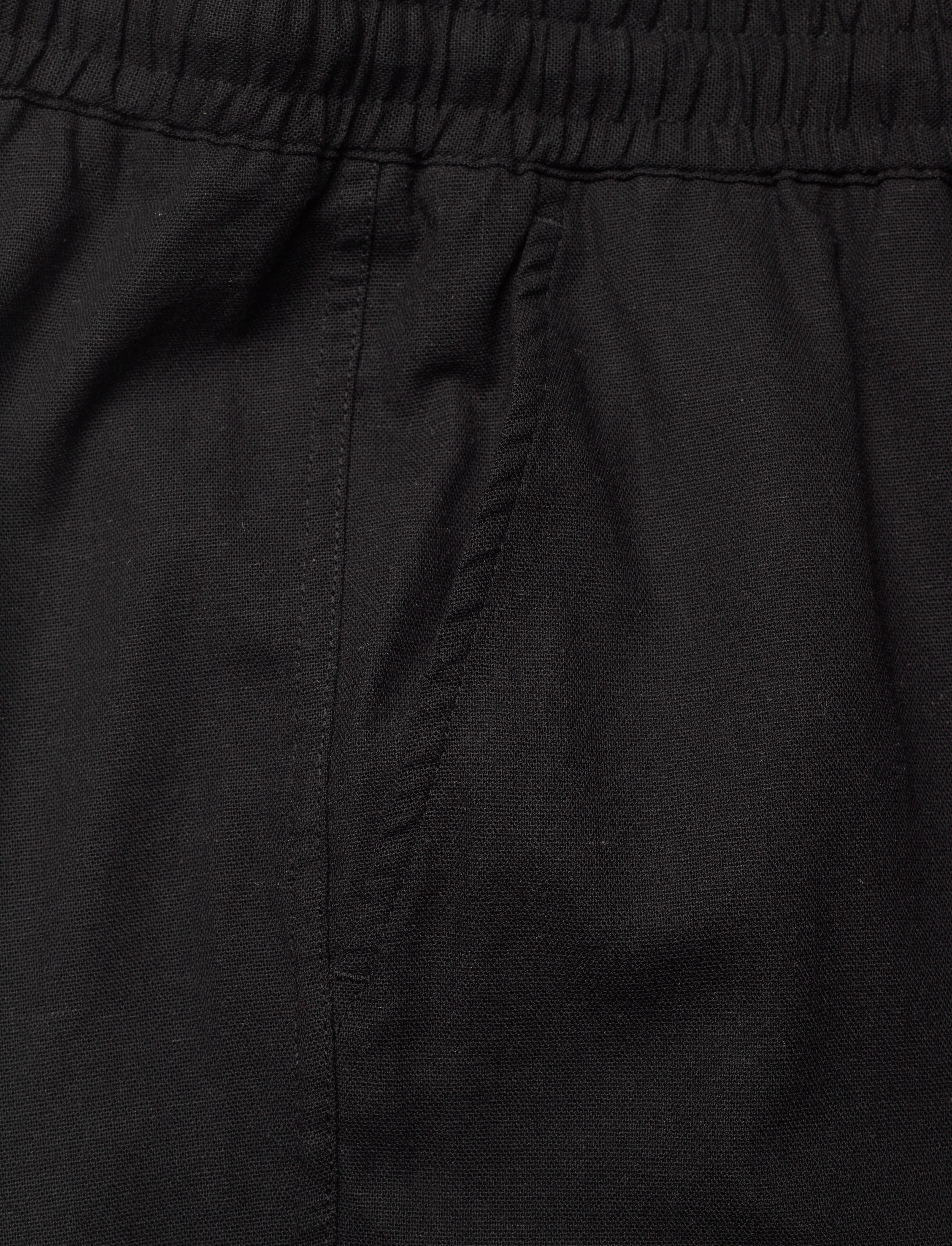 Anerkjendt - AKLT JAMES COT/LINEN ELA SHORTS - caviar - 3
