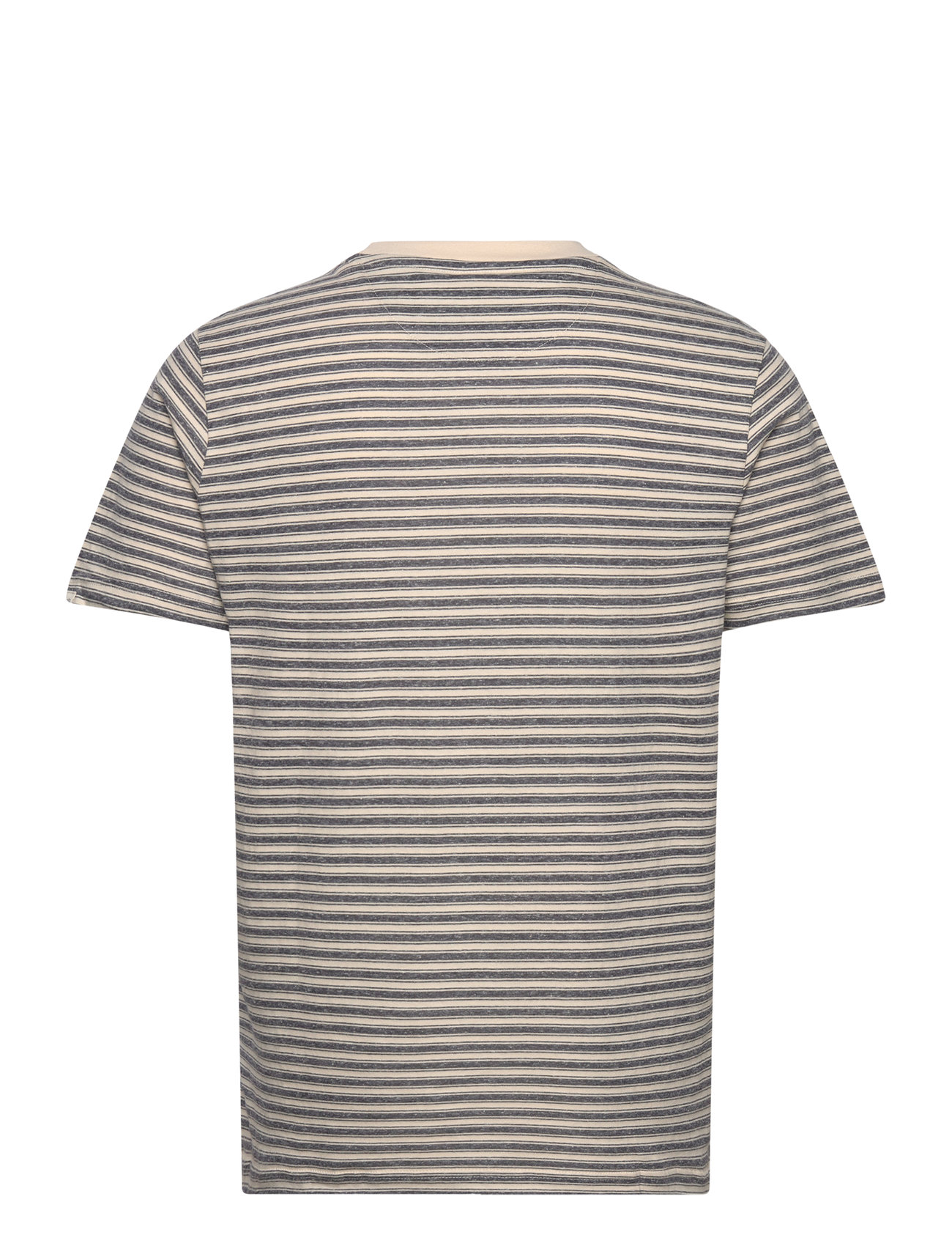 Anerkjendt - AKROD S/S COT/LINEN STRIPE TEE - sky captain - 1