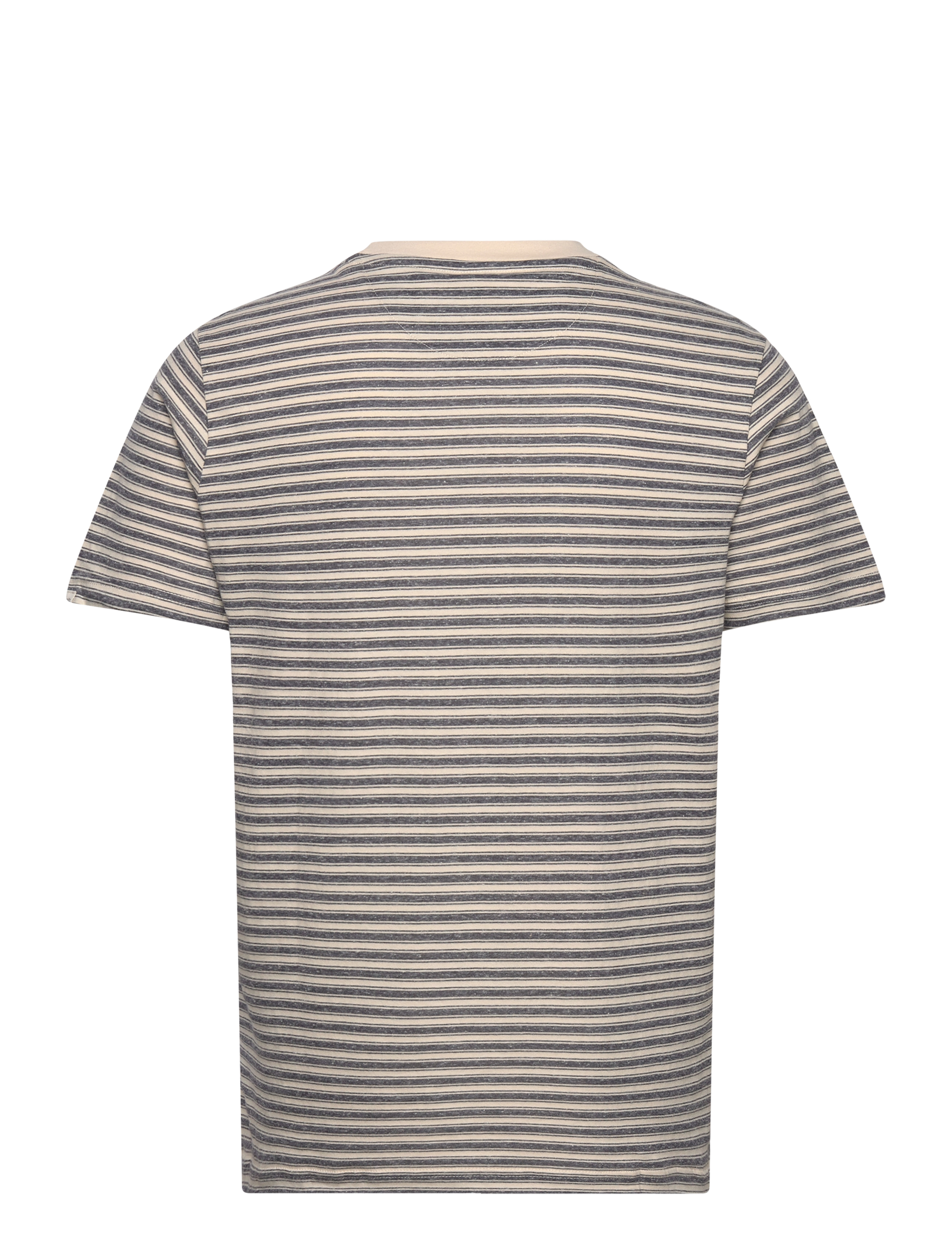 Anerkjendt - AKROD S/S COT/LINEN STRIPE TEE - sky captain - 1