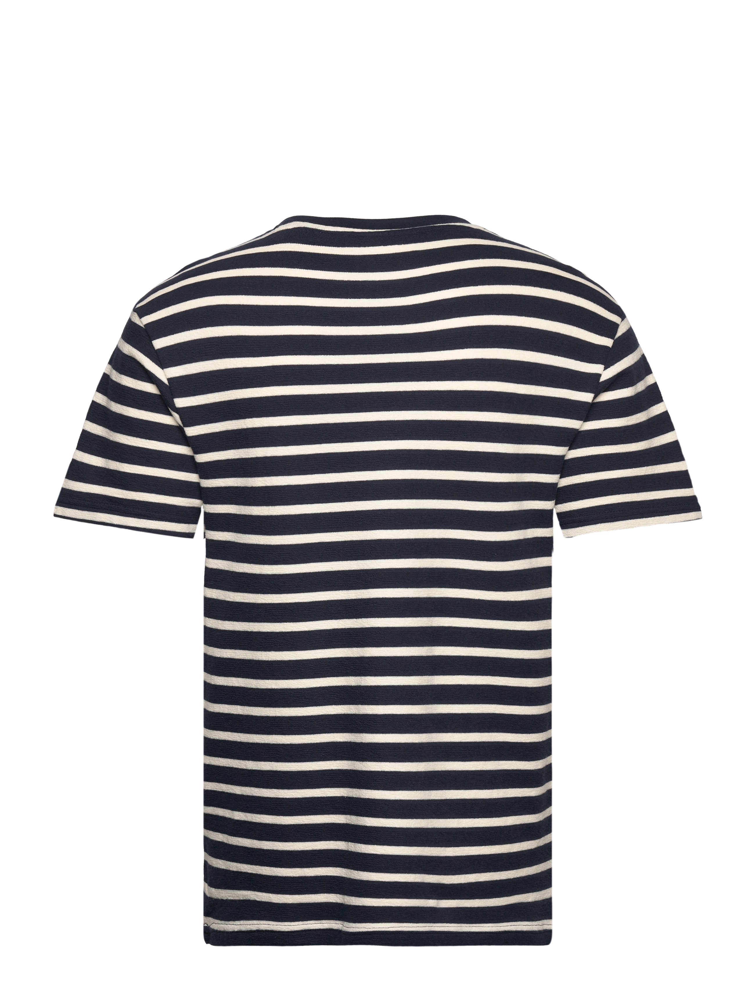Anerkjendt - AKKIKKI S/S STRIPE TEE - GOTS - dark navy - 1