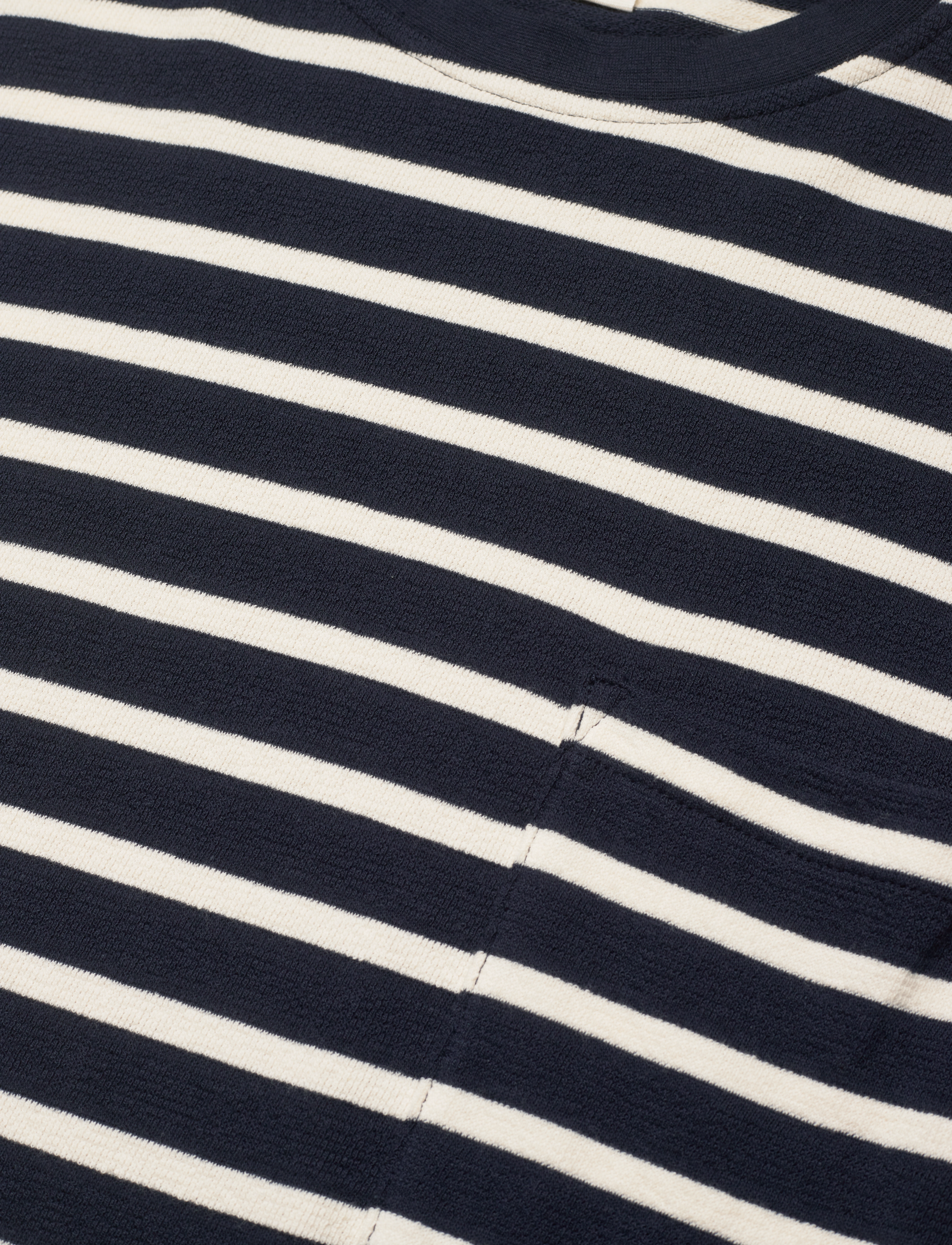 Anerkjendt - AKKIKKI S/S STRIPE TEE - GOTS - dark navy - 2