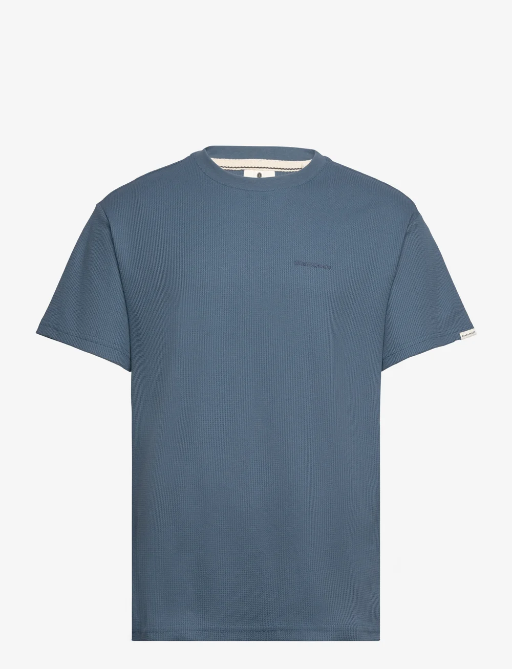 Anerkjendt - AKKIKKI S/S WAFFLE TEE - kurzärmelig - indian teal - 0