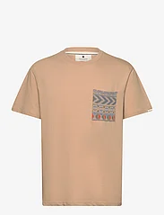 Anerkjendt - AKKIKKI S/S JACQUARD POCKET TEE - short-sleeved t-shirts - incense - 0