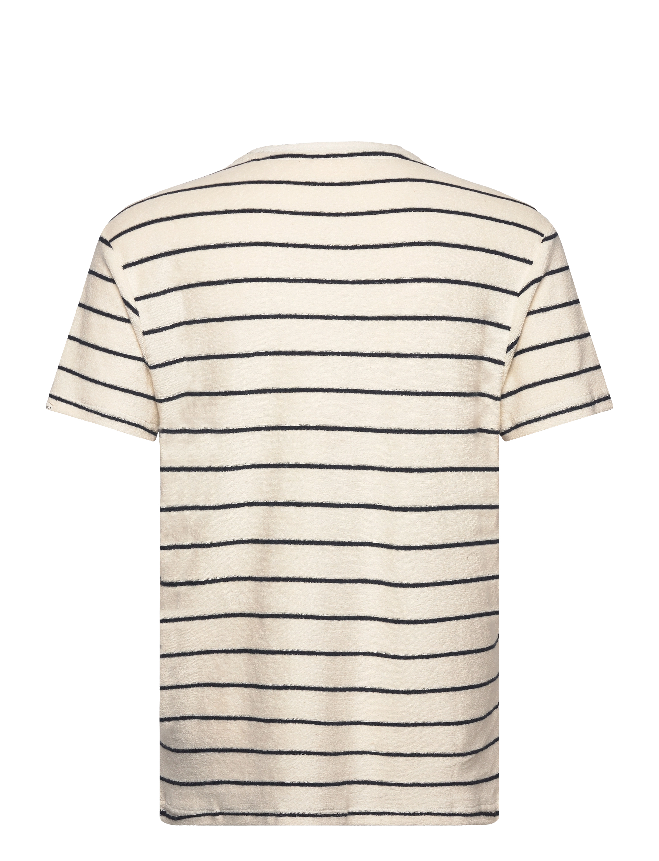 Anerkjendt - AKKIIKKI S/S FROTTE STRIPE TEE - sky captain - 1