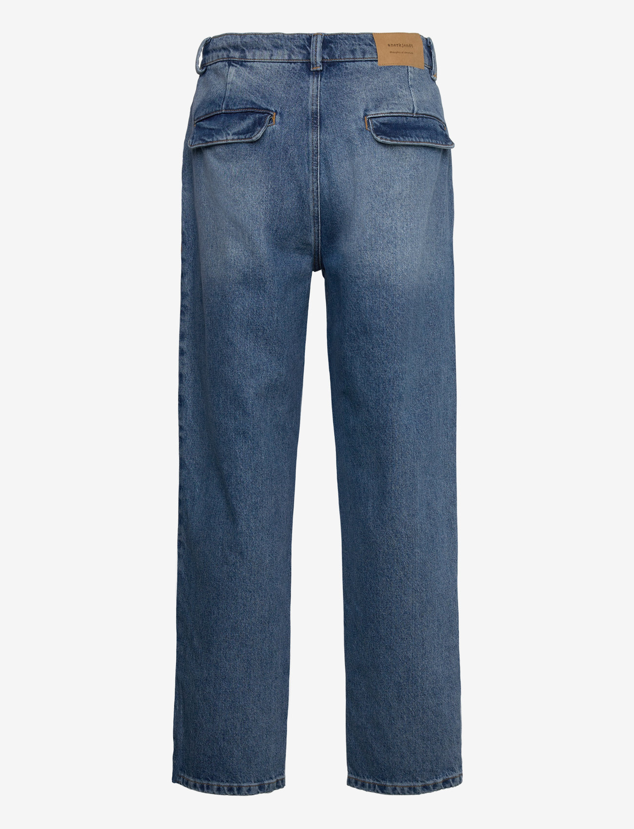 Anerkjendt - AKJANIC DENIM PANTS - suorat farkut - light blue denim - 1