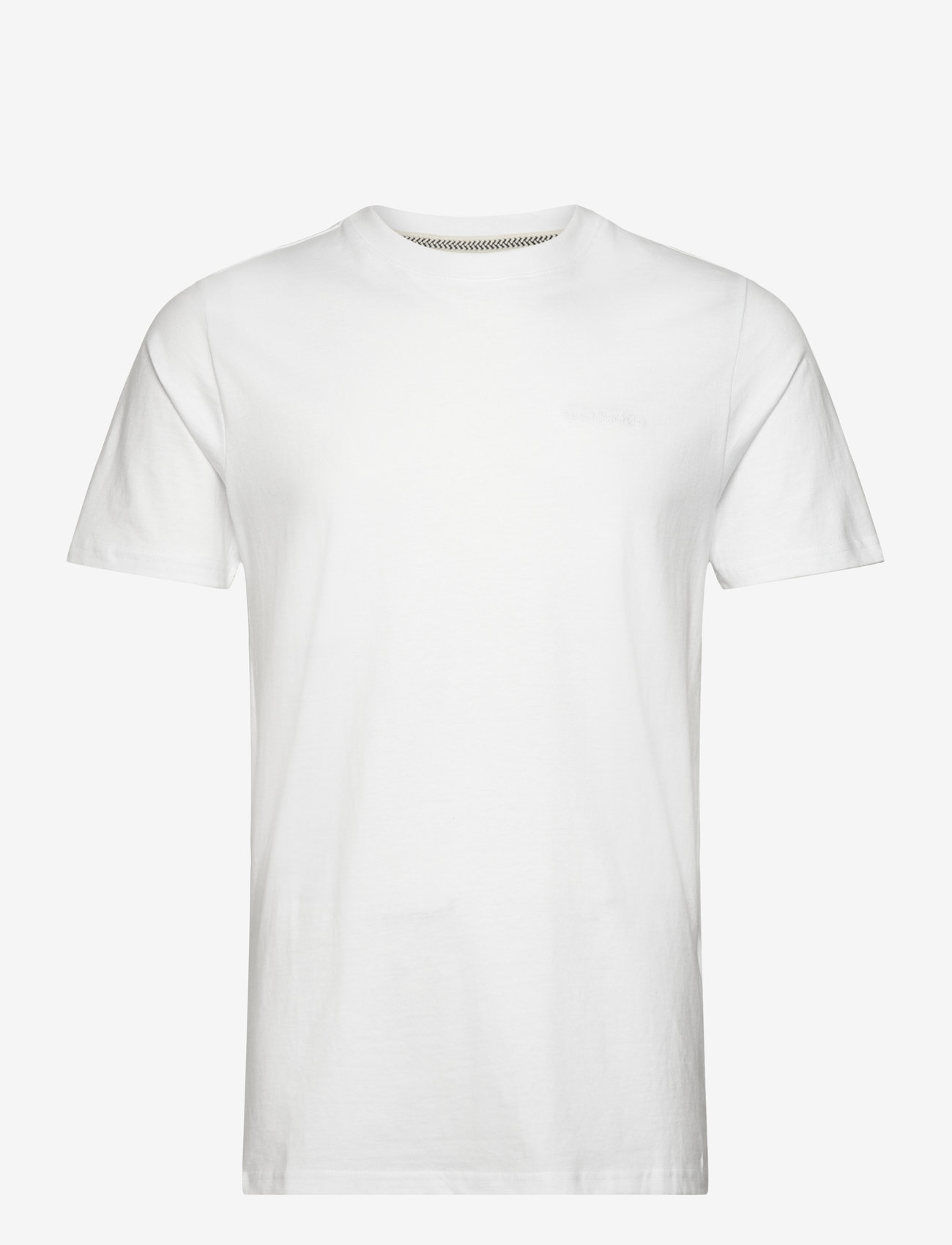 Anerkjendt - AKROD S/S TEE NOOS - GOTS - kortärmade t-shirts - bright white - 0