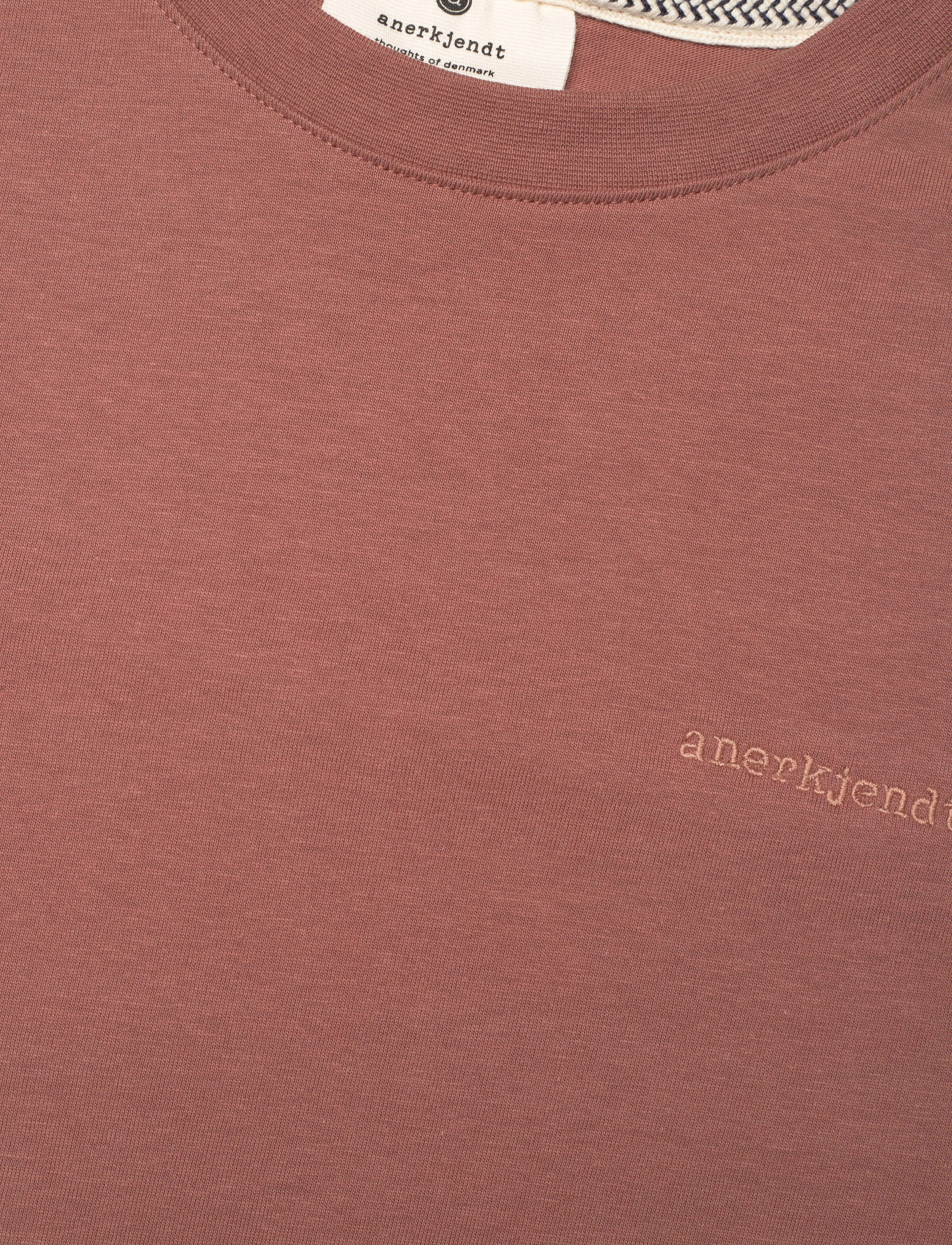 Anerkjendt - AKROD S/S TEE NOOS - GOTS - laveste priser - cognac - 2