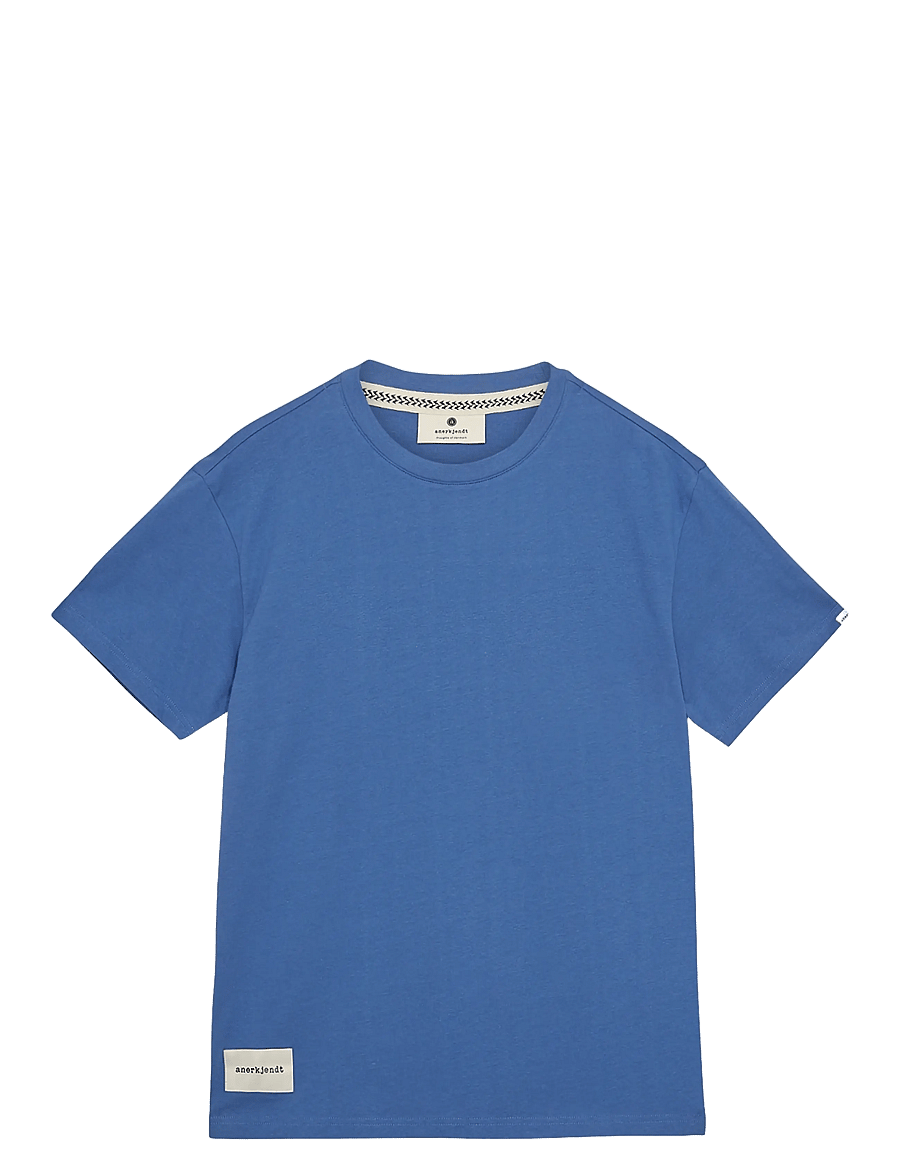 Anerkjendt - AKKIKKI S/S TEE NOOS - GOTS - kortärmade t-shirts - bright cobalt - 0