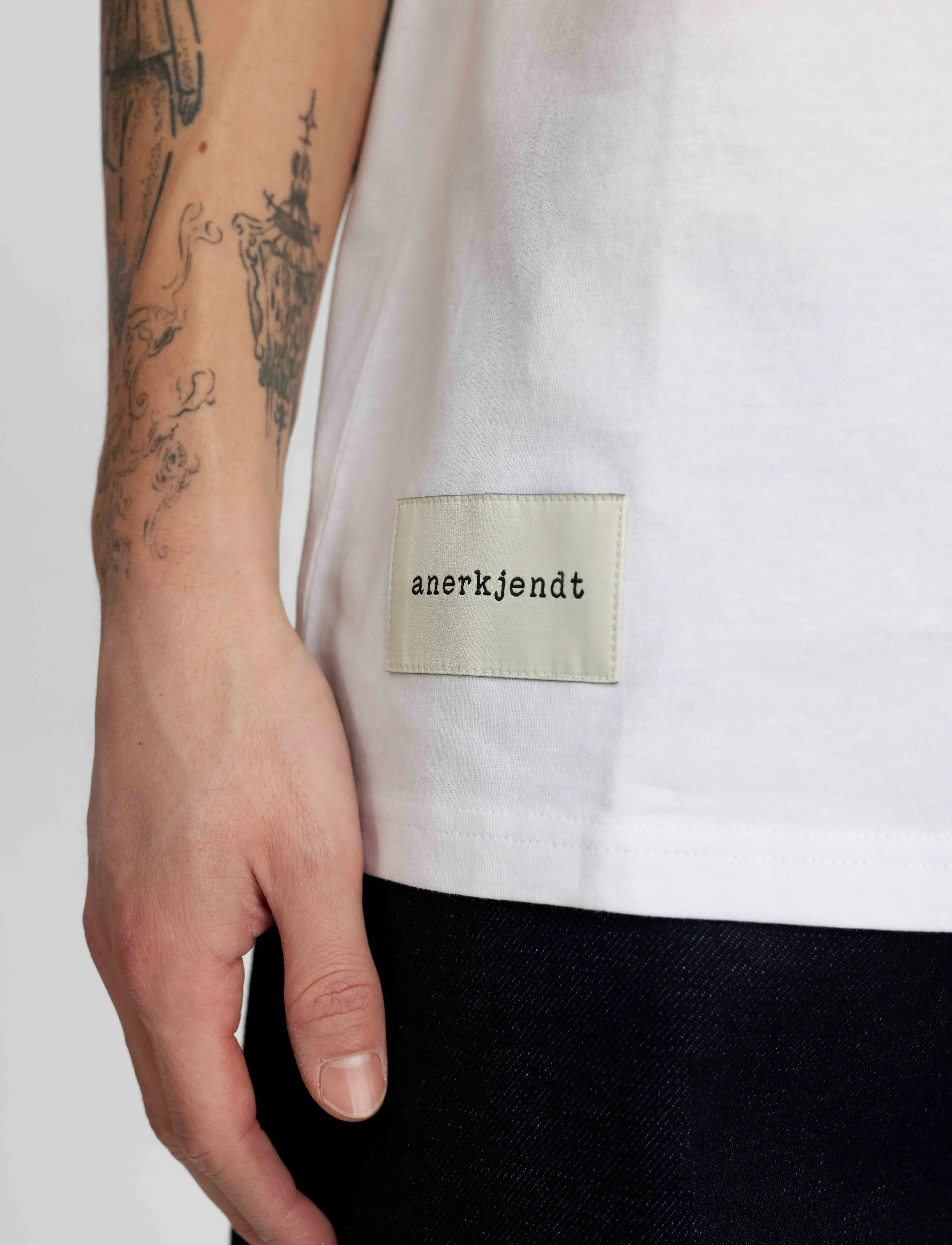 Anerkjendt - AKKIKKI S/S TEE NOOS - GOTS - kortærmede t-shirts - bright white - 3