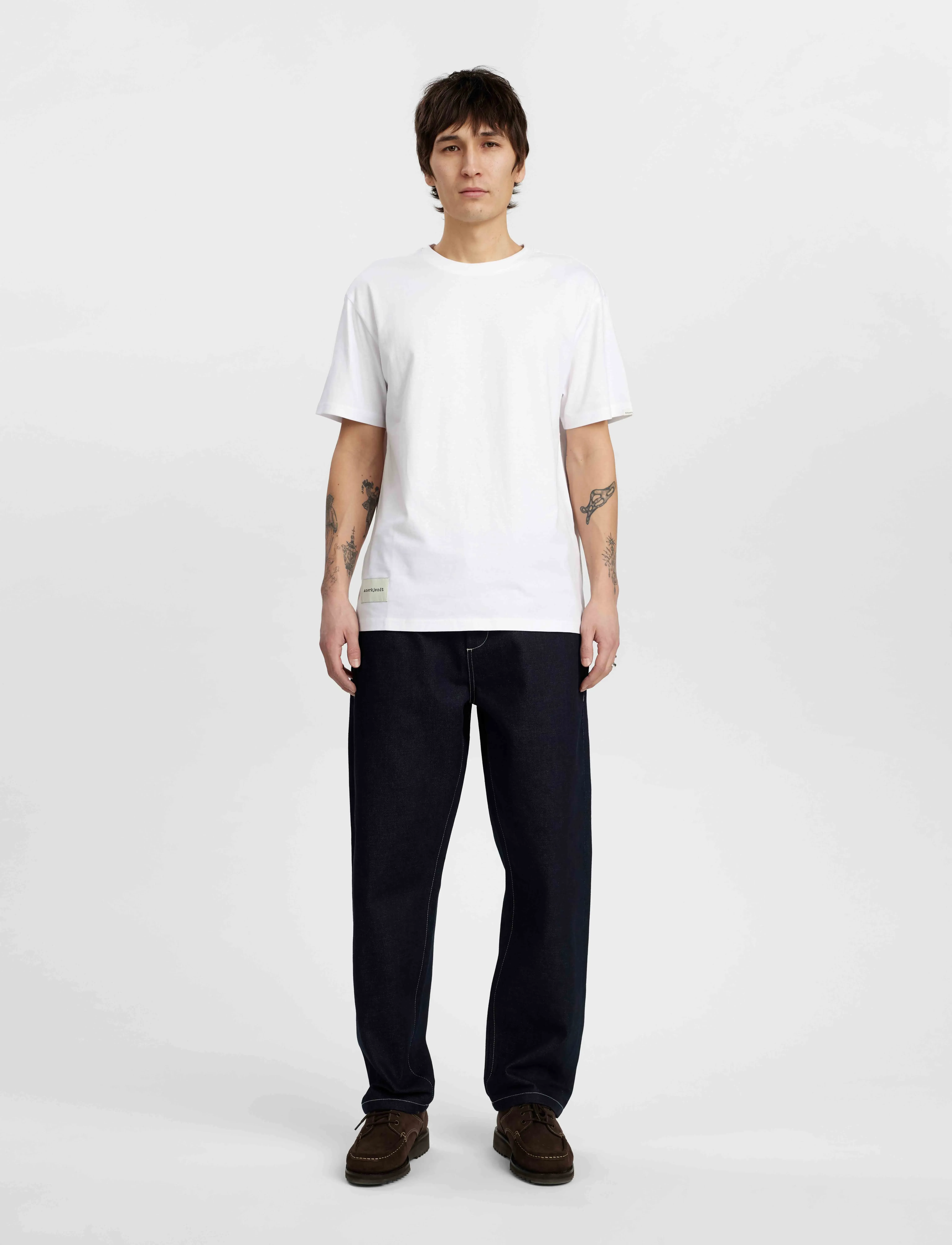 Anerkjendt - AKKIKKI S/S TEE NOOS - GOTS - t-krekli ar īsām piedurknēm - bright white - 4