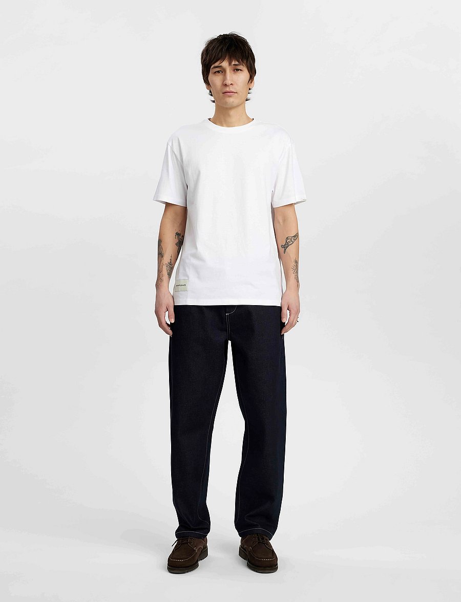 Anerkjendt - AKKIKKI S/S TEE NOOS - GOTS - kortärmade t-shirts - bright white - 4
