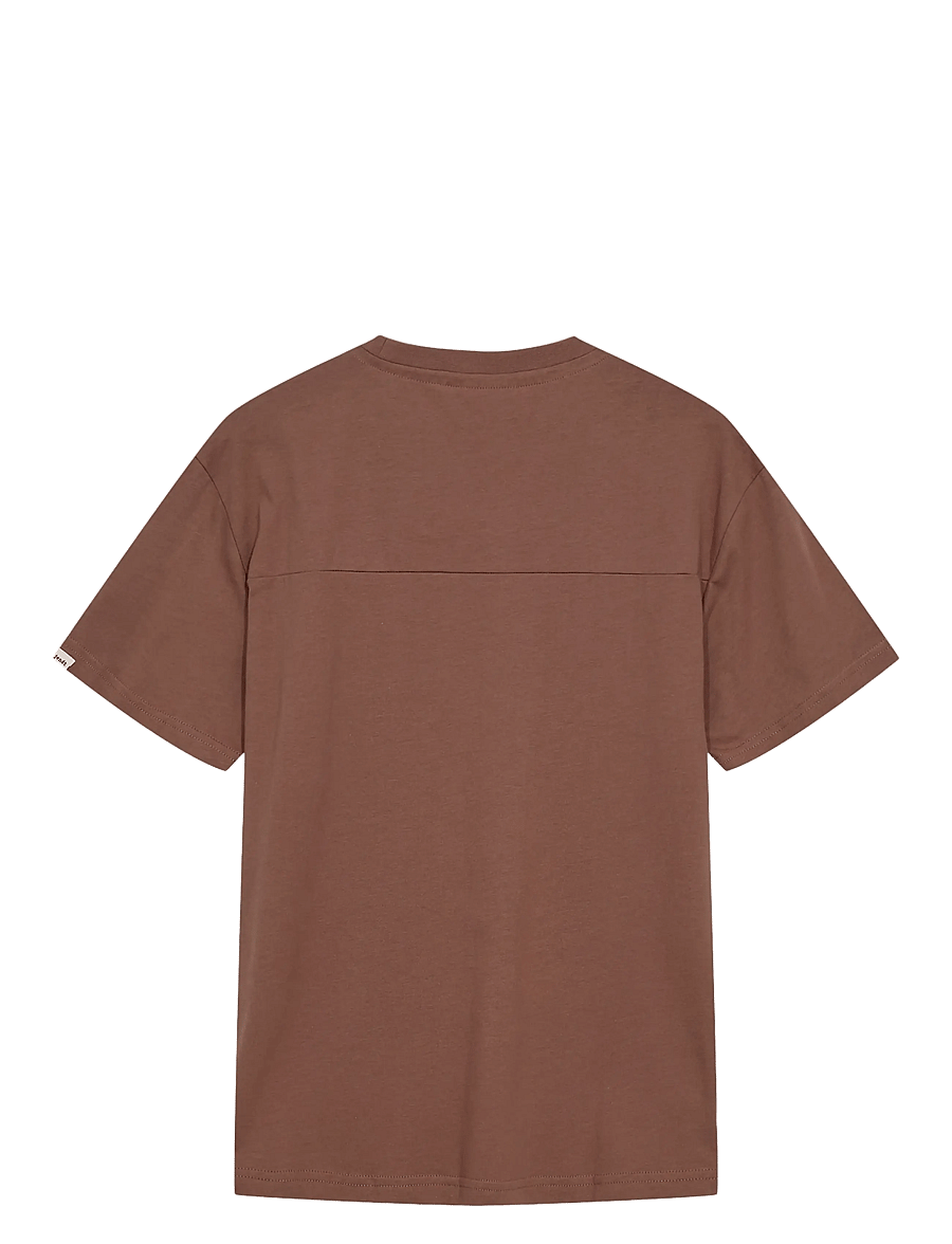 Anerkjendt - AKKIKKI S/S TEE NOOS - GOTS - short-sleeved t-shirts - cognac - 1