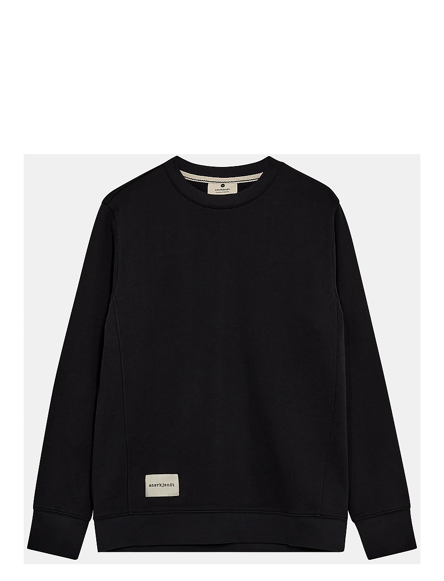 Anerkjendt - AKRUBEN SWEAT NOOS - GOTS - sweatshirts - caviar - 0