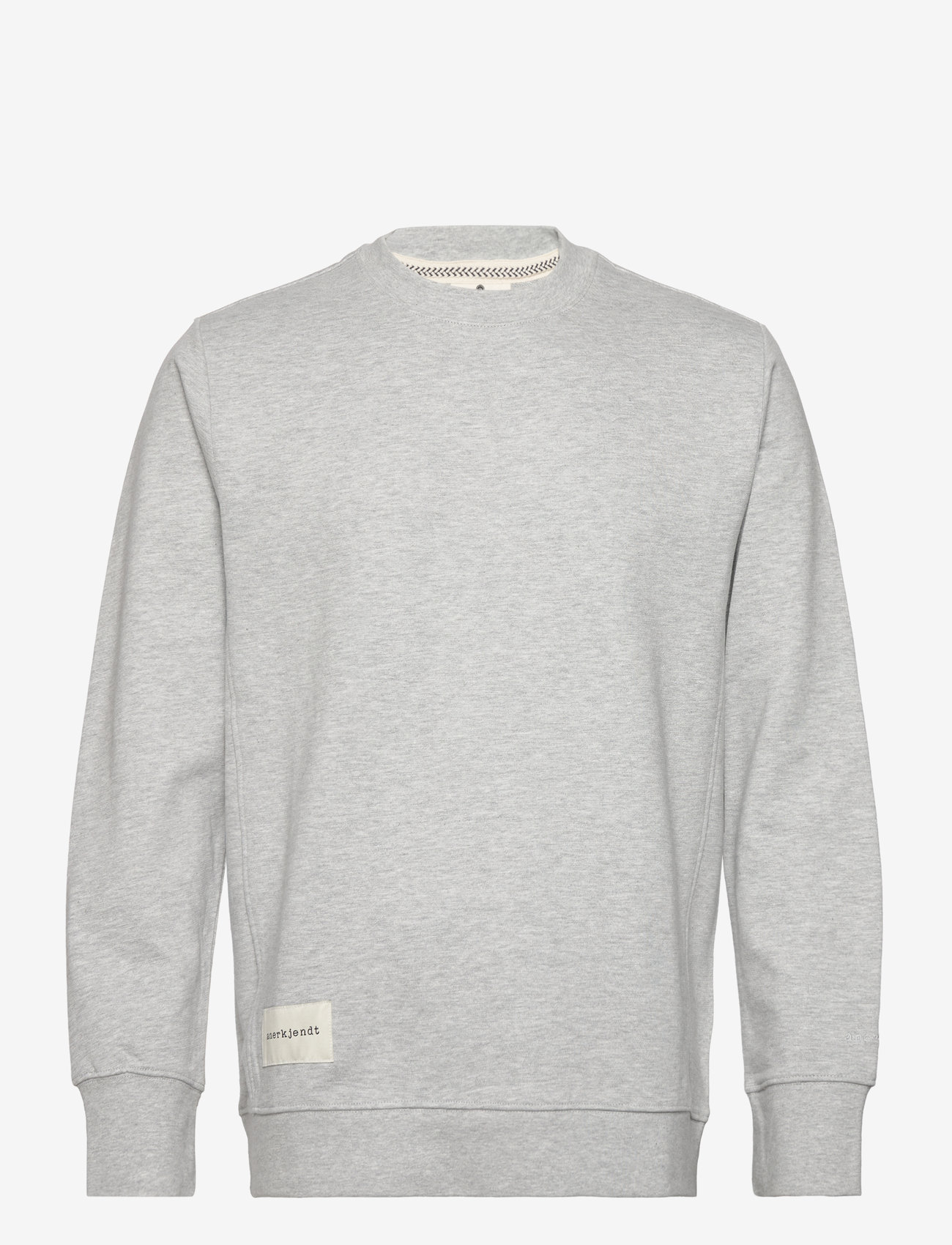 Anerkjendt - AKRUBEN SWEAT NOOS - GOTS - kollektioner - light grey mel - 0