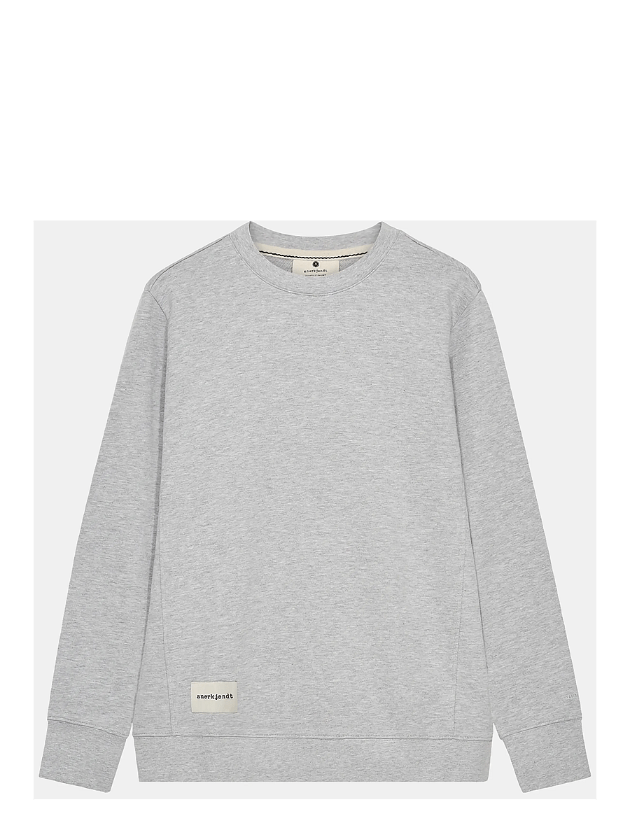 Anerkjendt - AKRUBEN SWEAT NOOS - GOTS - sweatshirts - light grey mel - 0