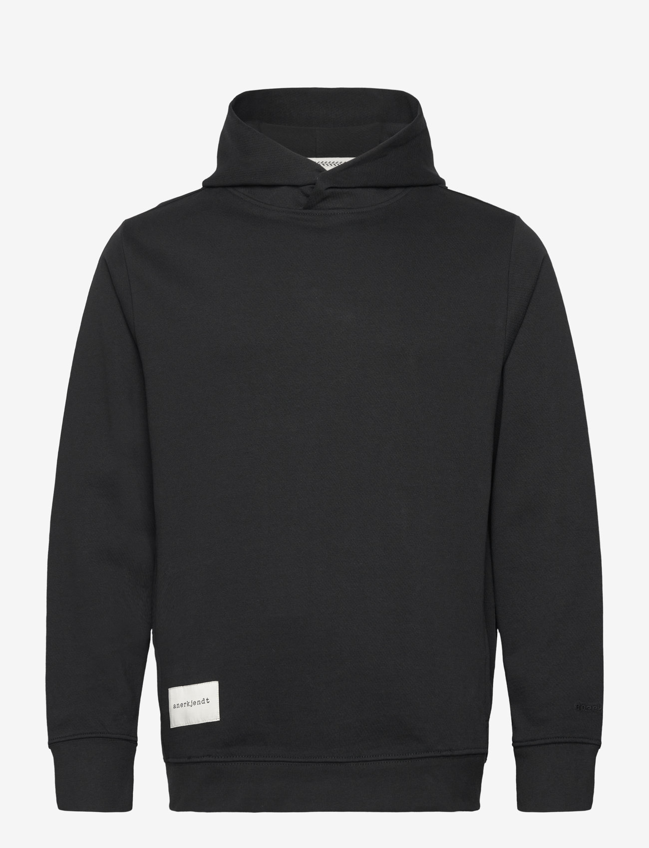 Anerkjendt - AKMELVIN HOODIE NOOS - GOTS - hoodies - caviar - 0
