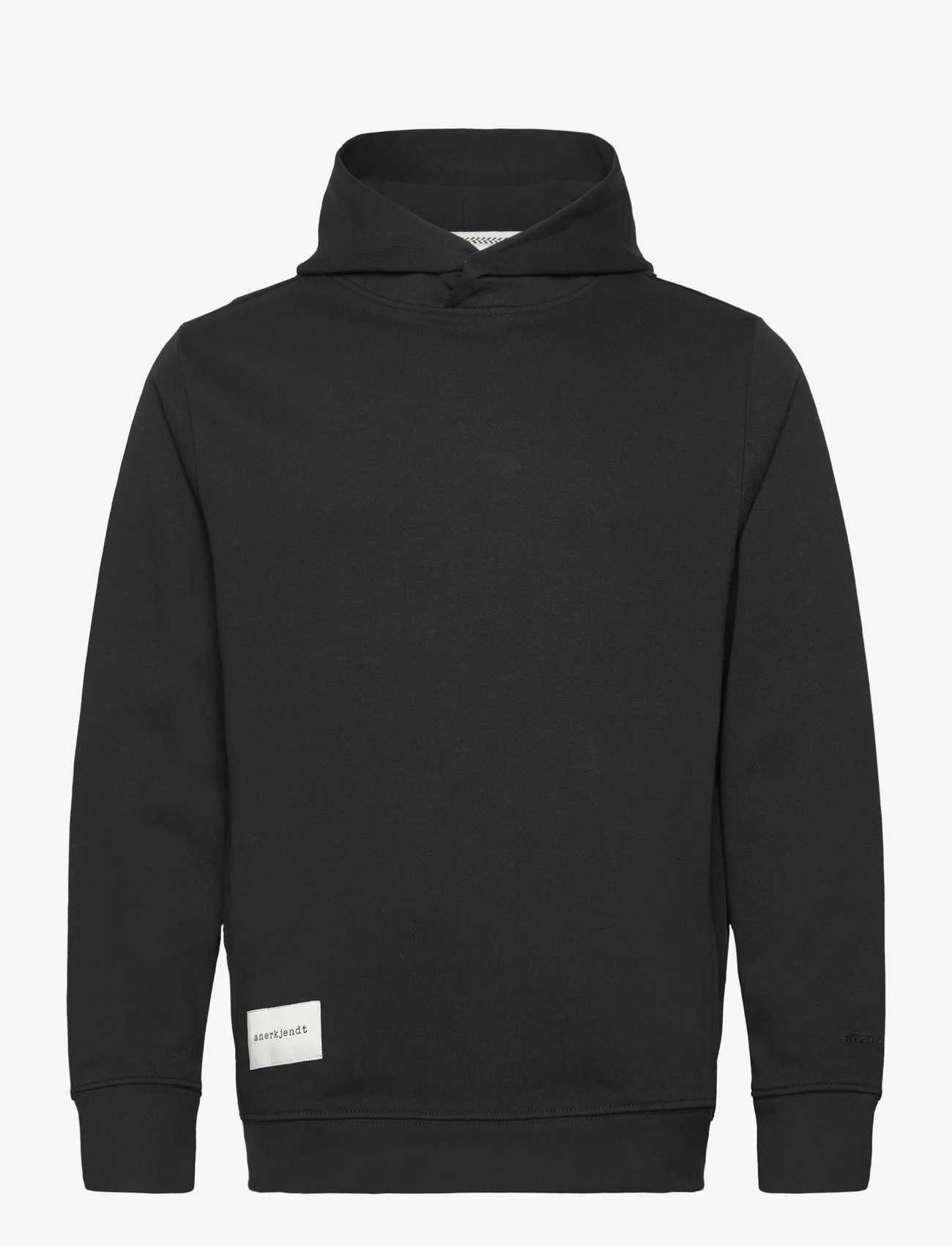 Anerkjendt - AKMELVIN HOODIE NOOS - GOTS - megztiniai ir džemperiai - caviar - 0