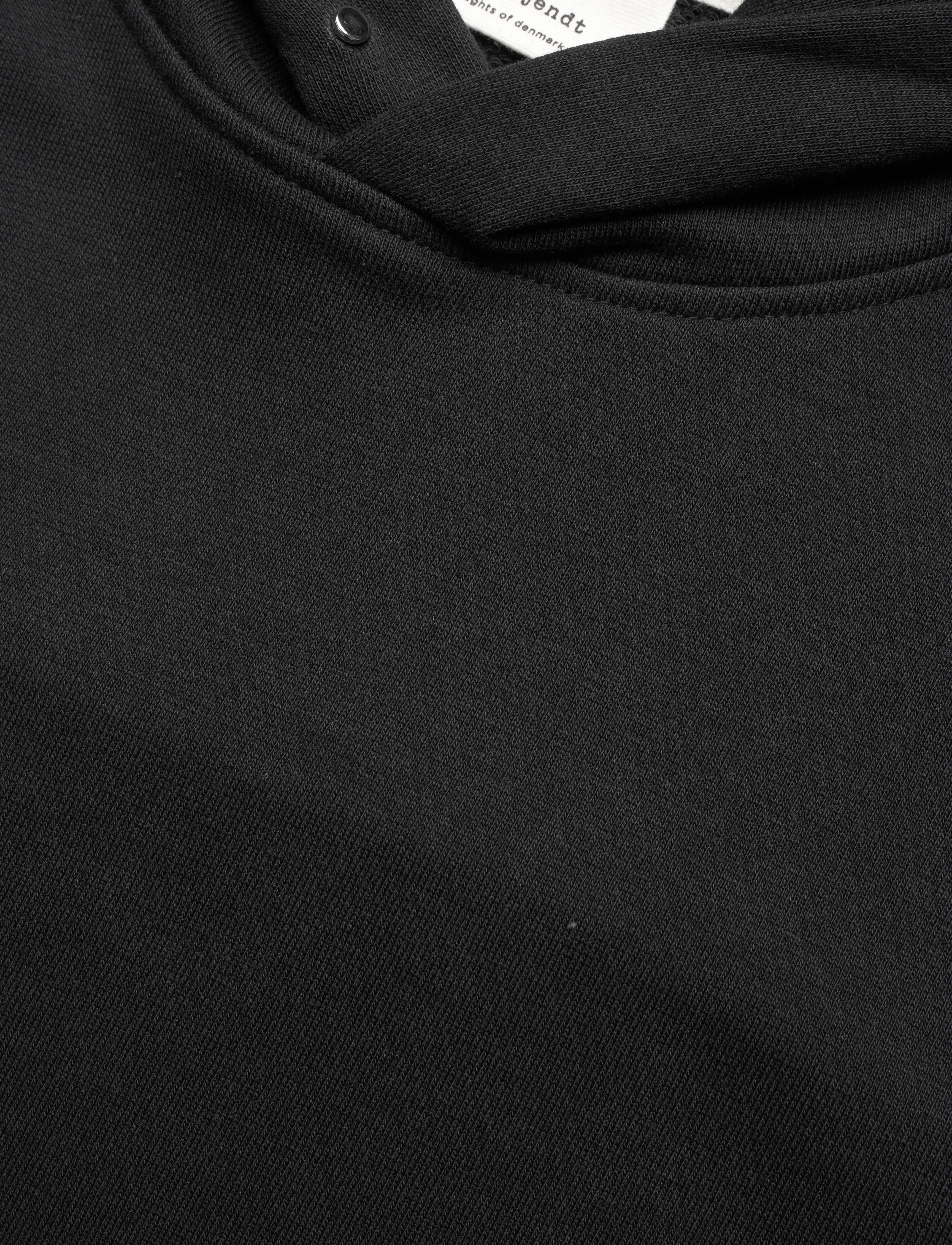 Anerkjendt - AKMELVIN HOODIE NOOS - GOTS - kapuzenpullover - caviar - 2