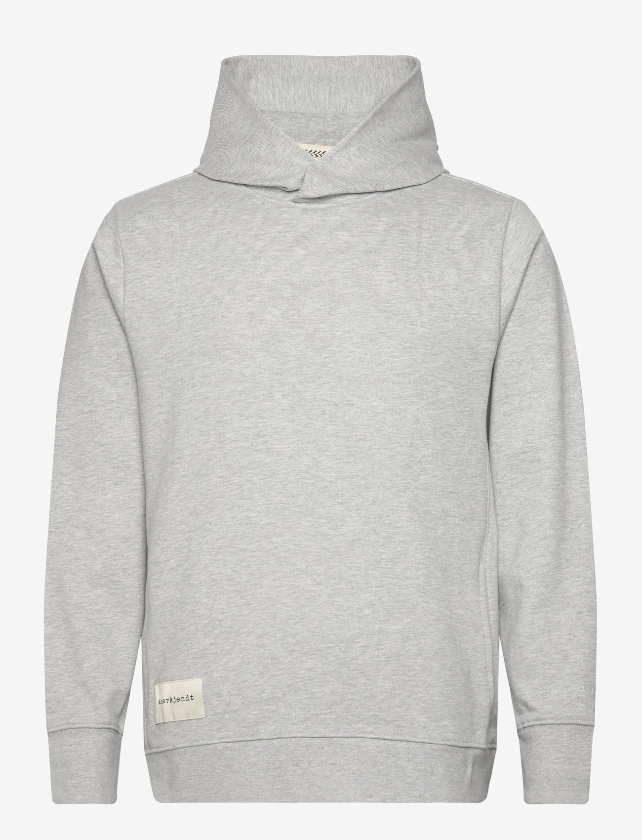 Anerkjendt - AKMELVIN HOODIE NOOS - GOTS - hoodies - light grey mel - 0