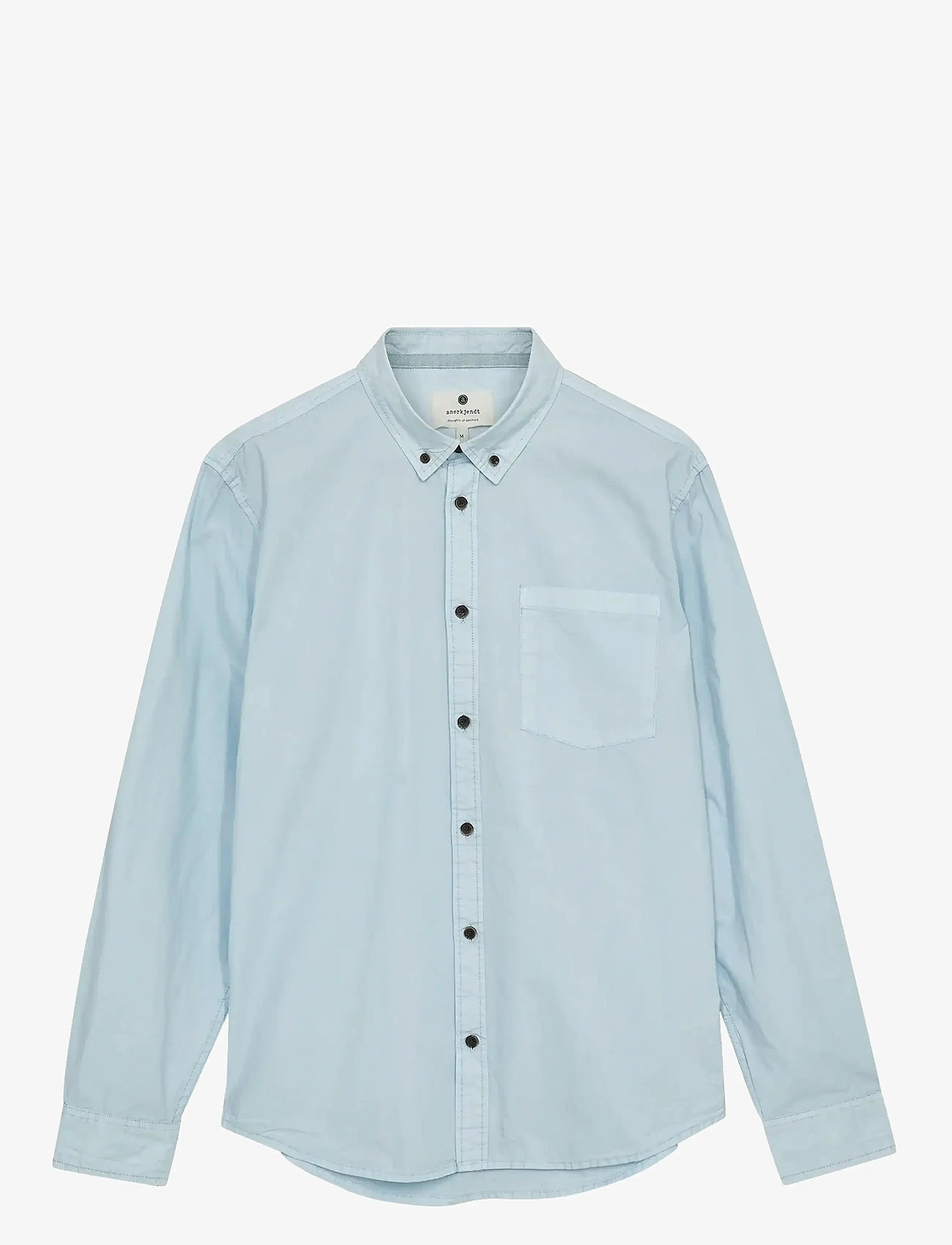 Anerkjendt - AKKONRAD L/S POPLIN SHIRT NOOS - casual hemden - baby blue - 0