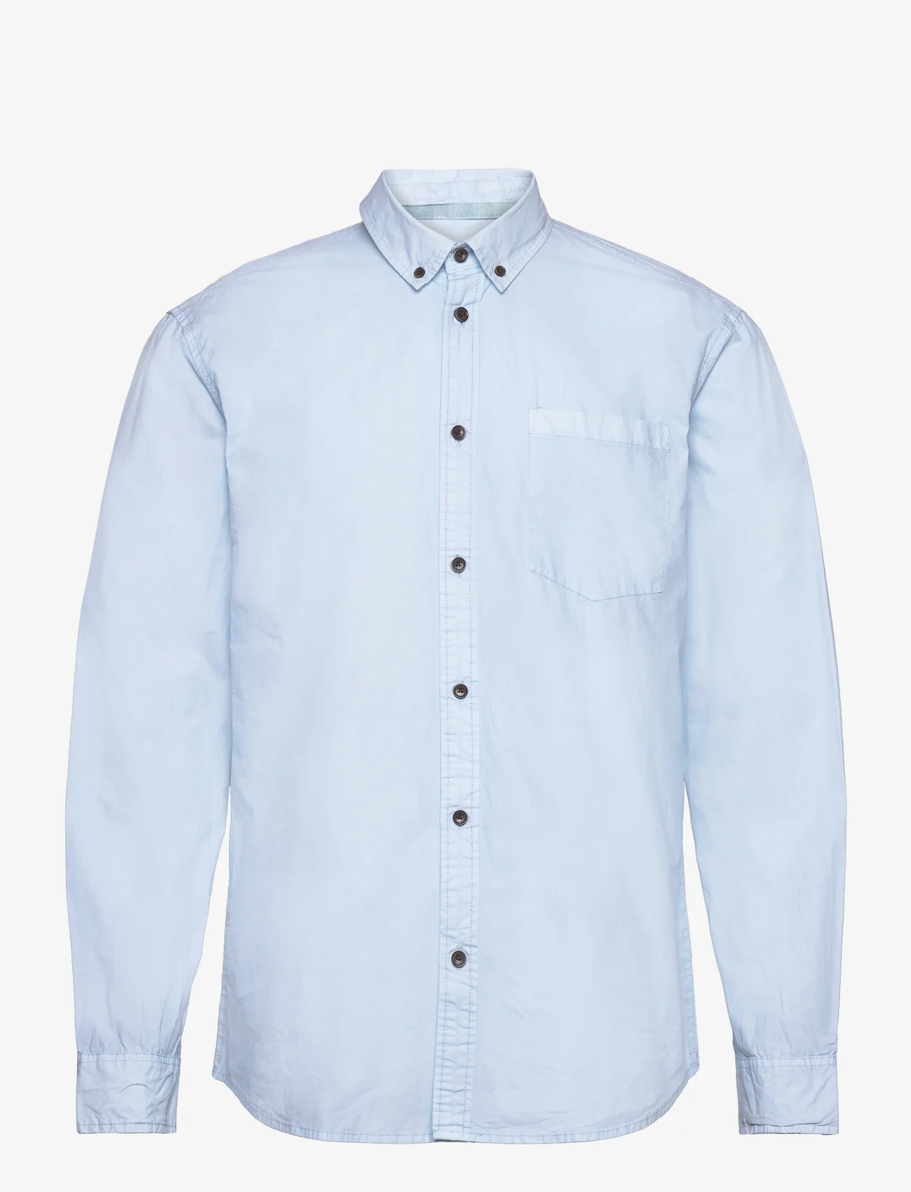 Anerkjendt - AKKONRAD L/S POPLIN SHIRT NOOS - casual shirts - baby blue - 0