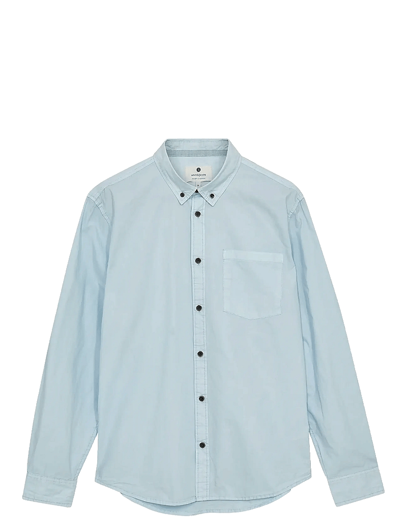 Anerkjendt - AKKONRAD L/S POPLIN SHIRT NOOS - casual hemden - baby blue - 0
