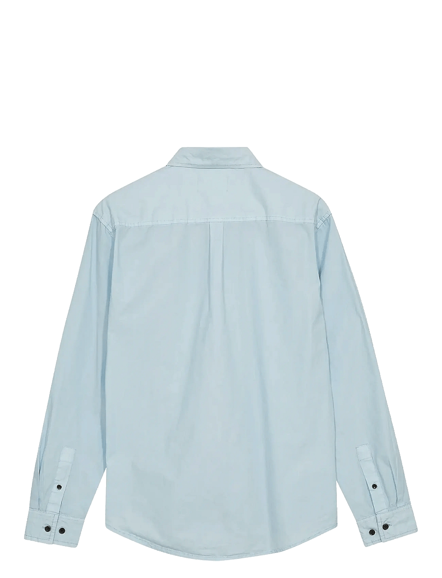 Anerkjendt - AKKONRAD L/S POPLIN SHIRT NOOS - chemises décontractées - baby blue - 1