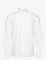 Anerkjendt - AKKONRAD L/S POPLIN SHIRT NOOS - casual shirts - bright white - 0