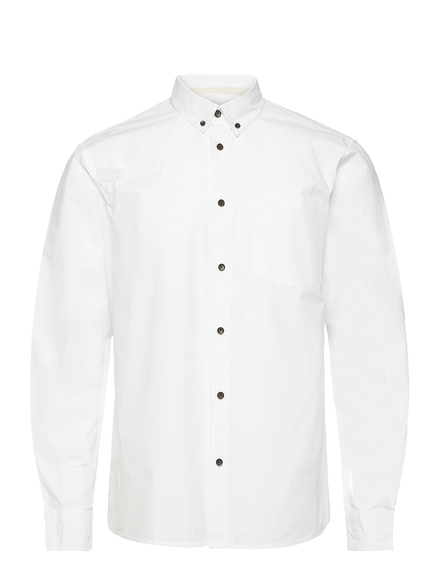 Anerkjendt - AKKONRAD L/S POPLIN SHIRT NOOS - koszule casual - bright white - 0