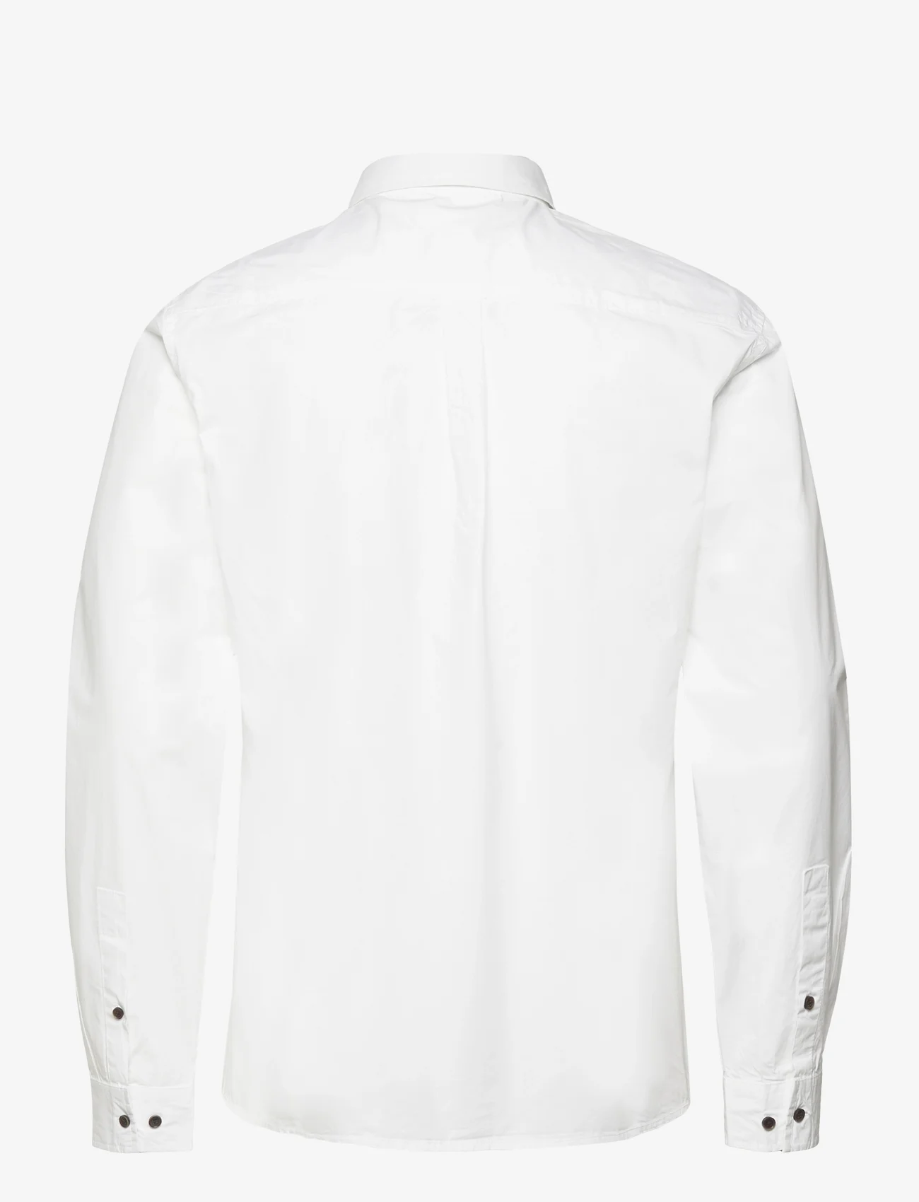 Anerkjendt - AKKONRAD L/S POPLIN SHIRT NOOS - casual skjorter - bright white - 1